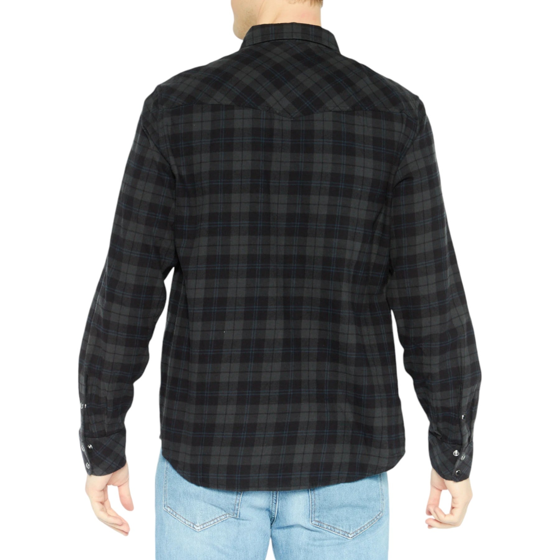 Diesel S-EAST-LONG REBAD Mens Lumberjack Shirt Long Sleeve Flannel Check Shirt