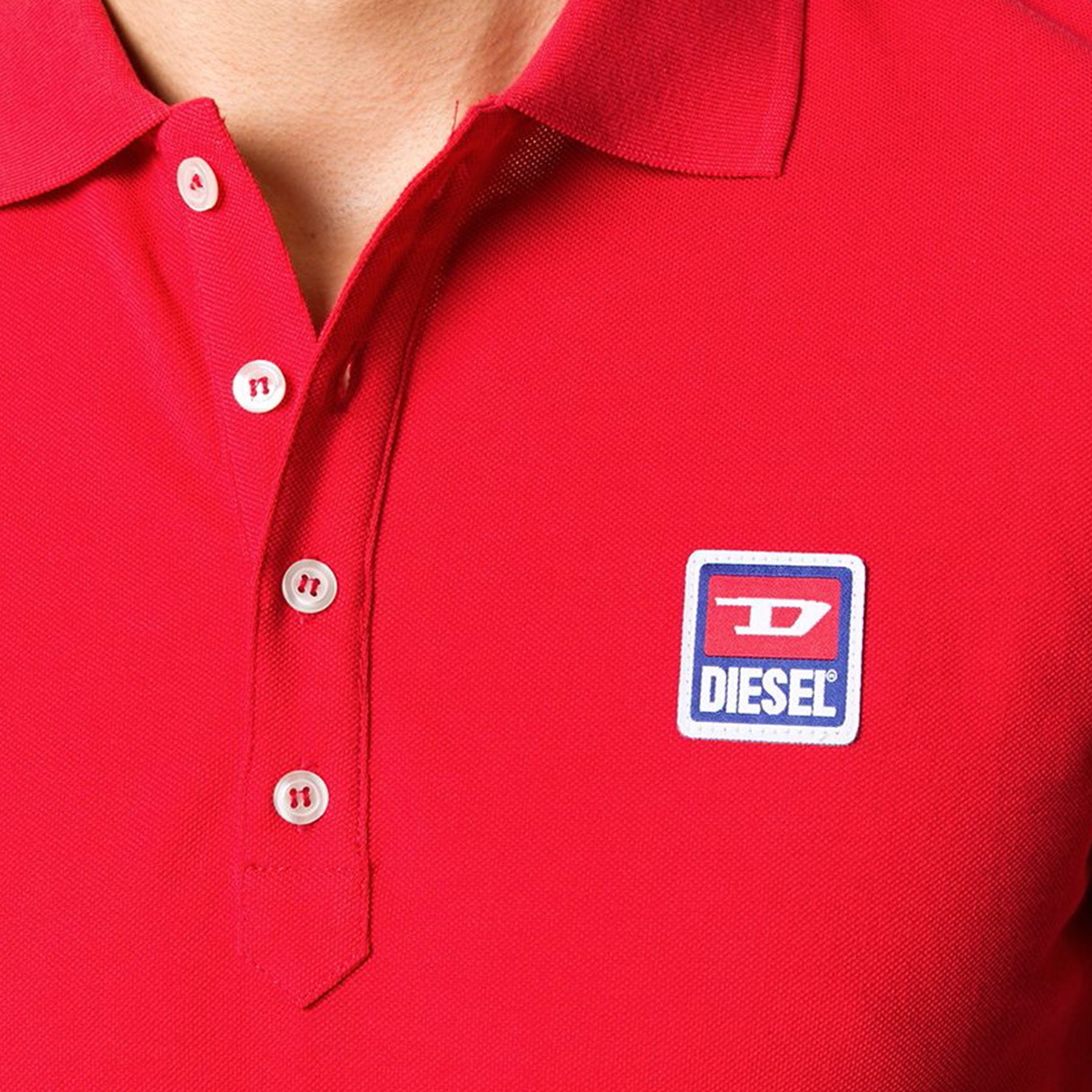 DIESEL T-Kal-Patch 00SAVB Mens Polo Shirts Short Sleeve Casual Summer Golf Tee M