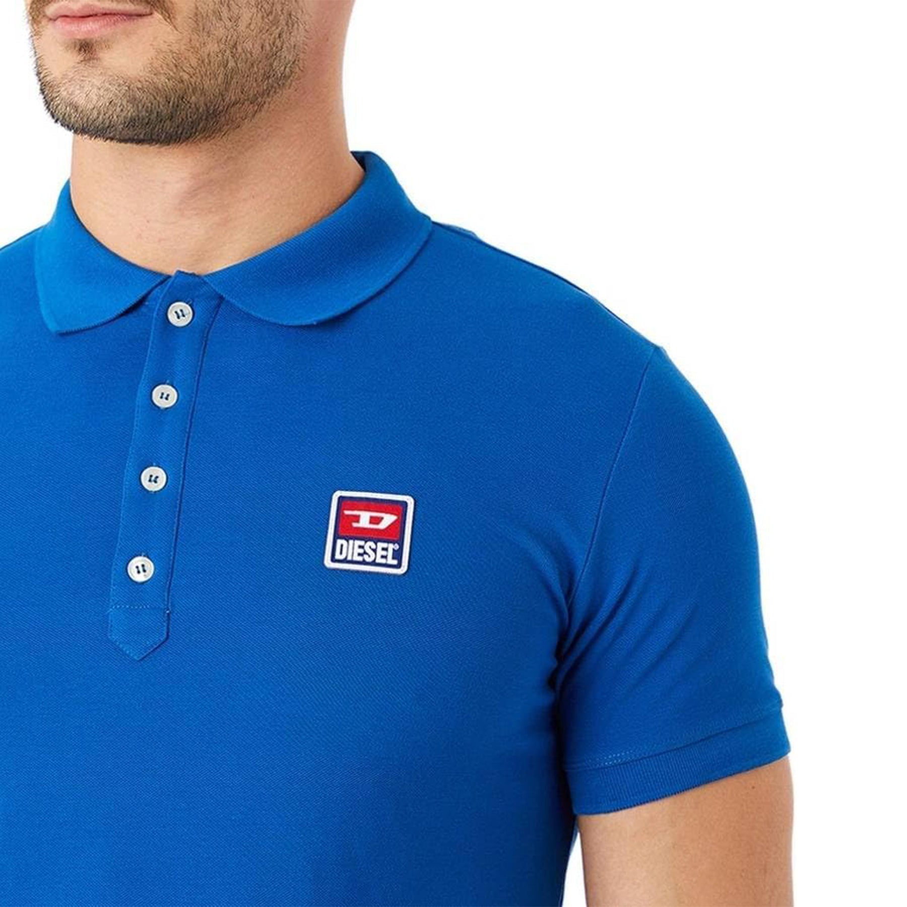 DIESEL T-Kal-Patch 00SAVB Mens Polo Shirts Short Sleeve Casual Summer Golf Tee M