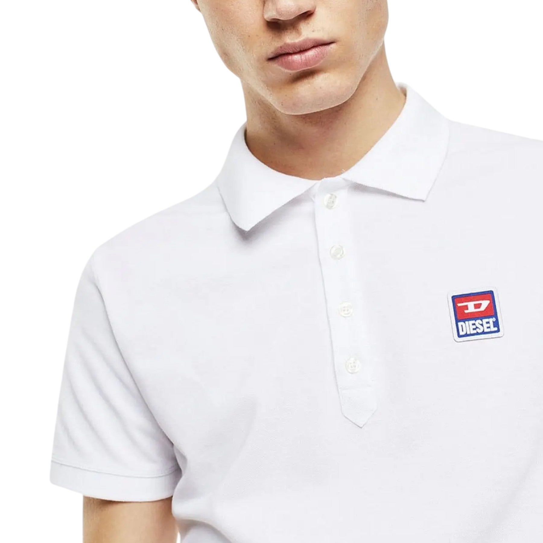 DIESEL T-Kal-Patch 00SAVB Mens Polo Shirts Short Sleeve Casual Summer Golf Tee M