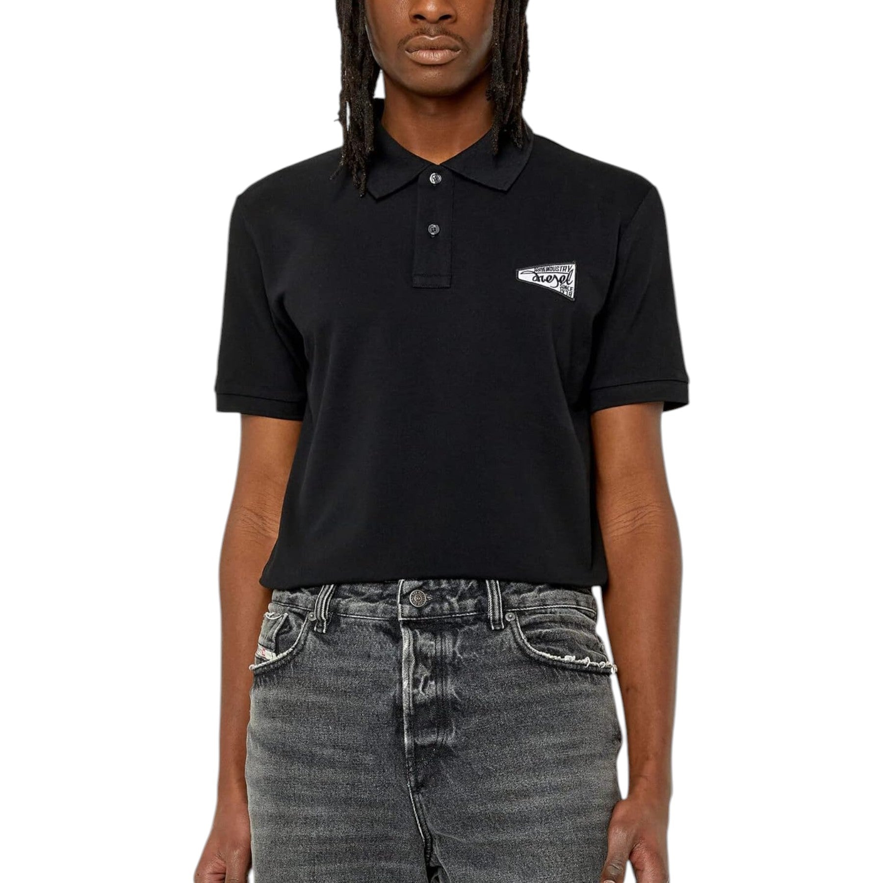 DIESEL T-SMITH-G3 A10632 Mens Polo T Shirts Short Sleeve Summer Casual Golf Tee