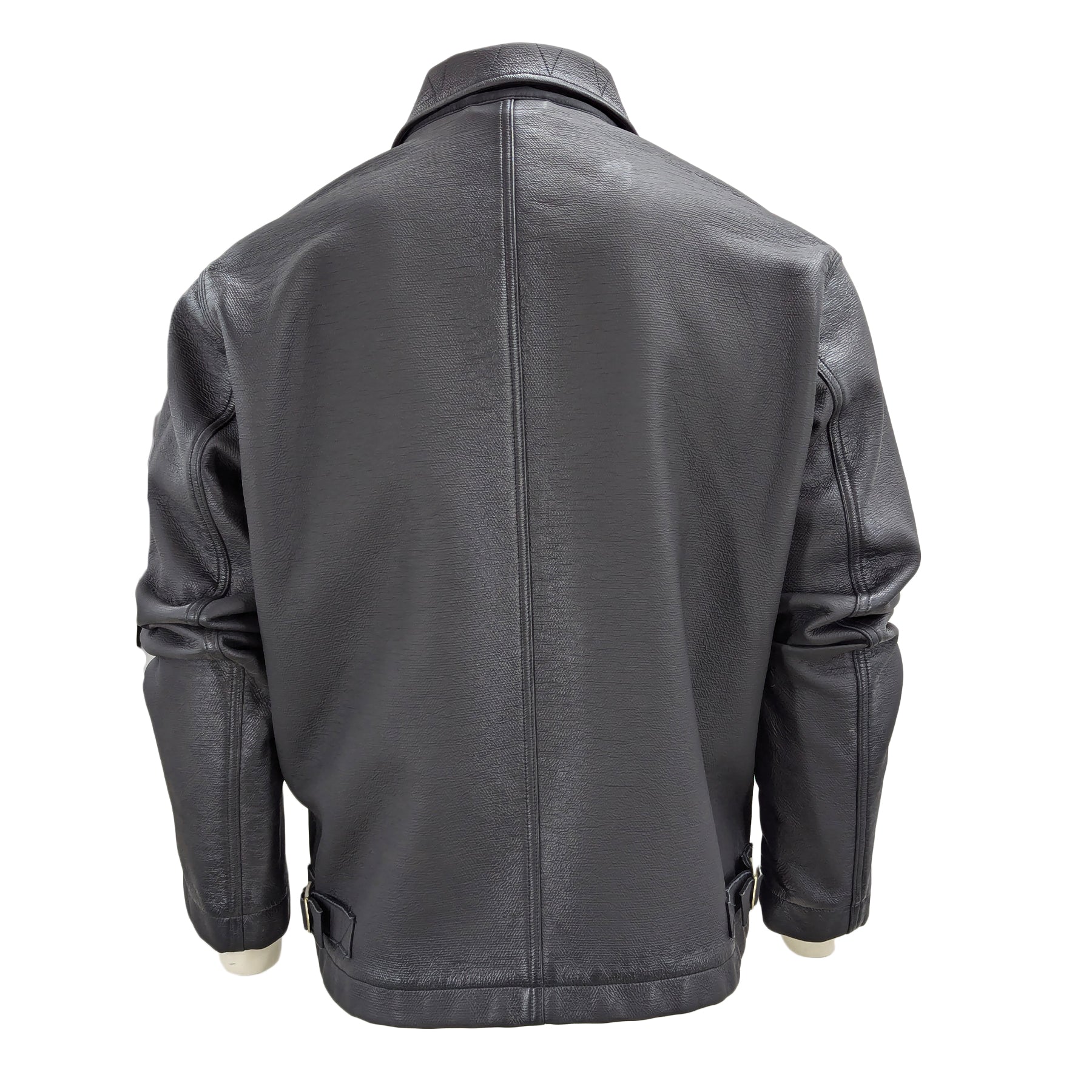 DIESEL J-DINOS Mens Biker Jacket Collared Regular Fit Winter Black Shirt Jacket