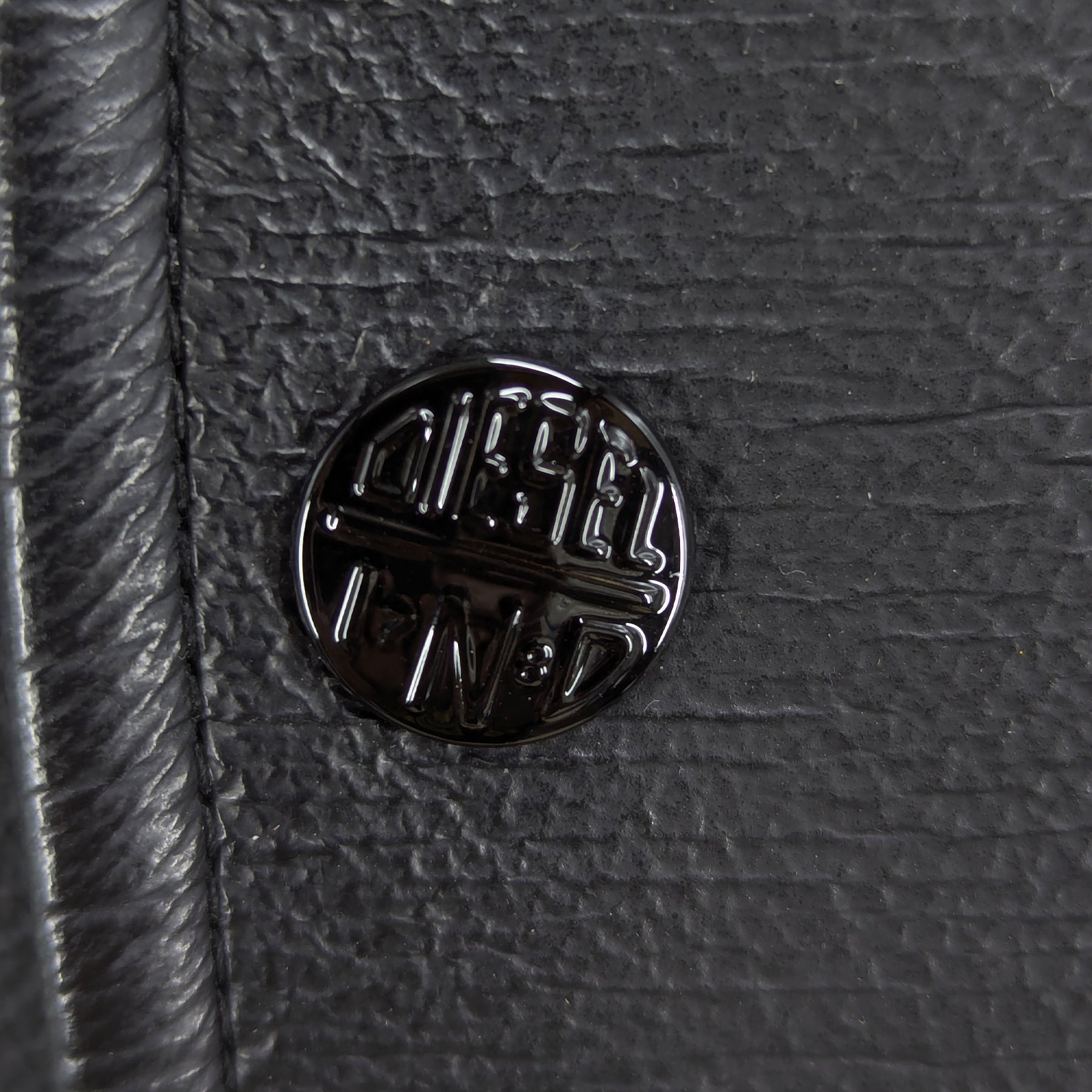 DIESEL J-DINOS Mens Biker Jacket Collared Regular Fit Winter Black Shirt Jacket