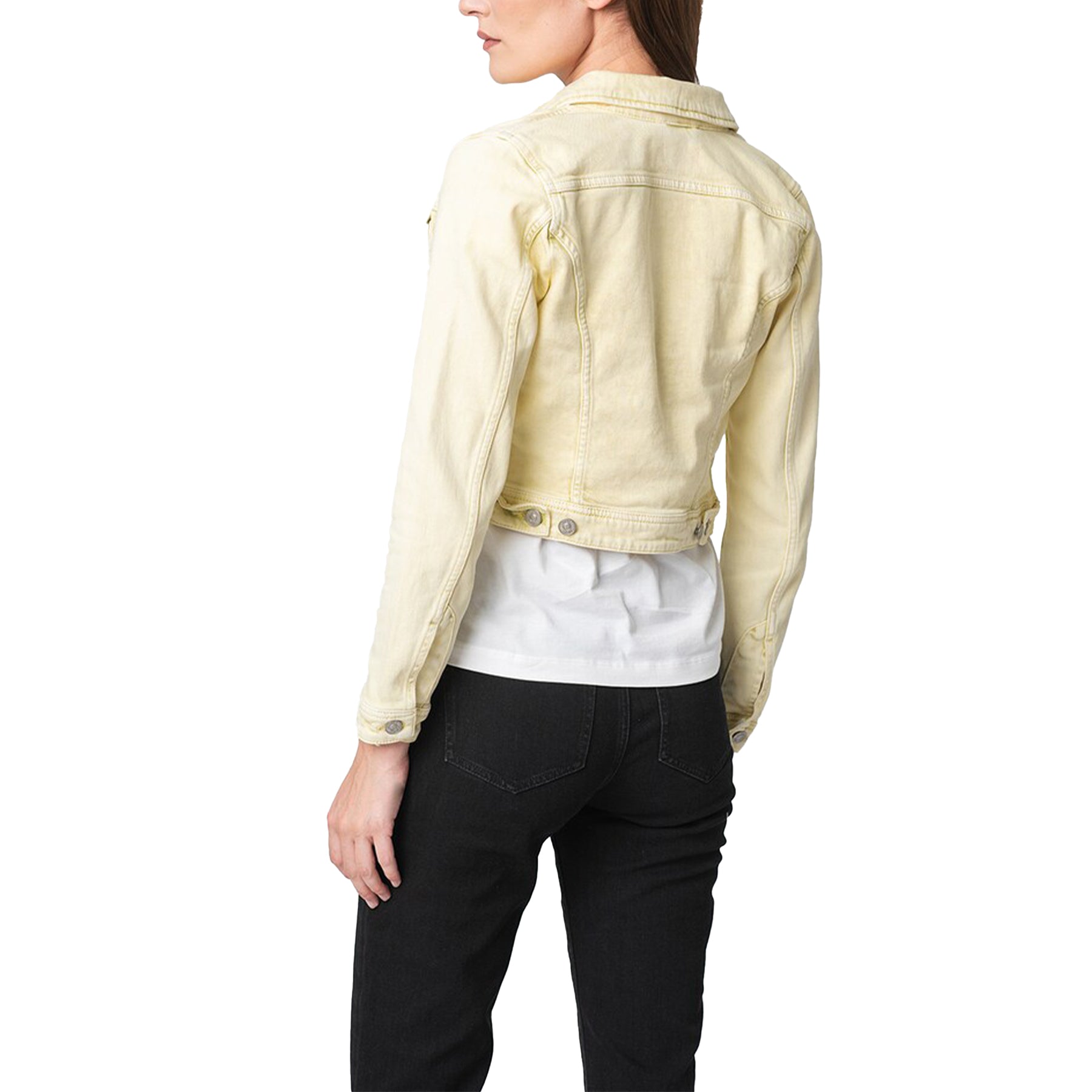 DIESEL DE-SLIMMY 09C93 Womens Denim Jacket Ladies Winter Coat Cropped Jacket