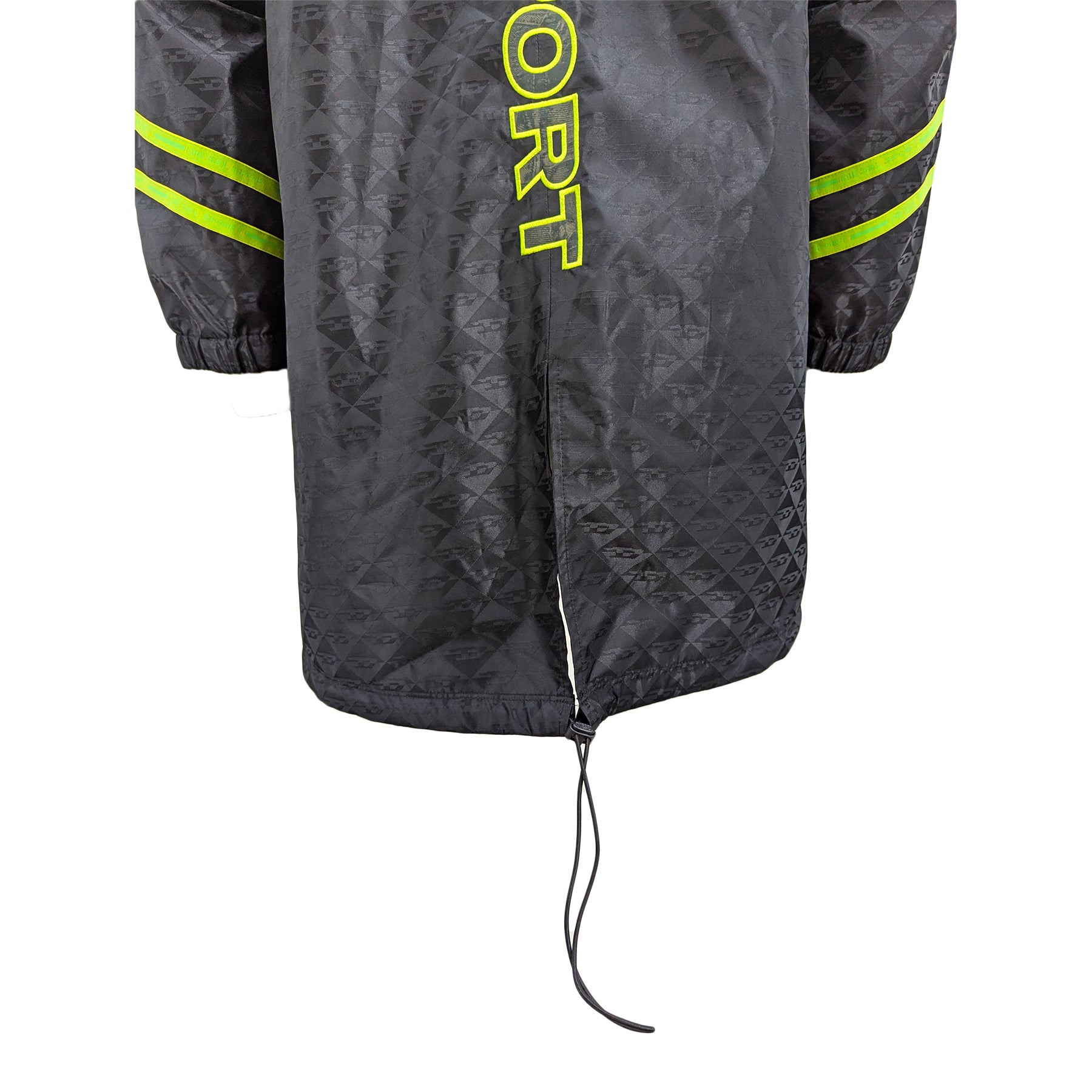 DIESEL AWWT-LILLIE Mens Parka Jacket Knee Long Hooded Raincoat Waterproof Jacket