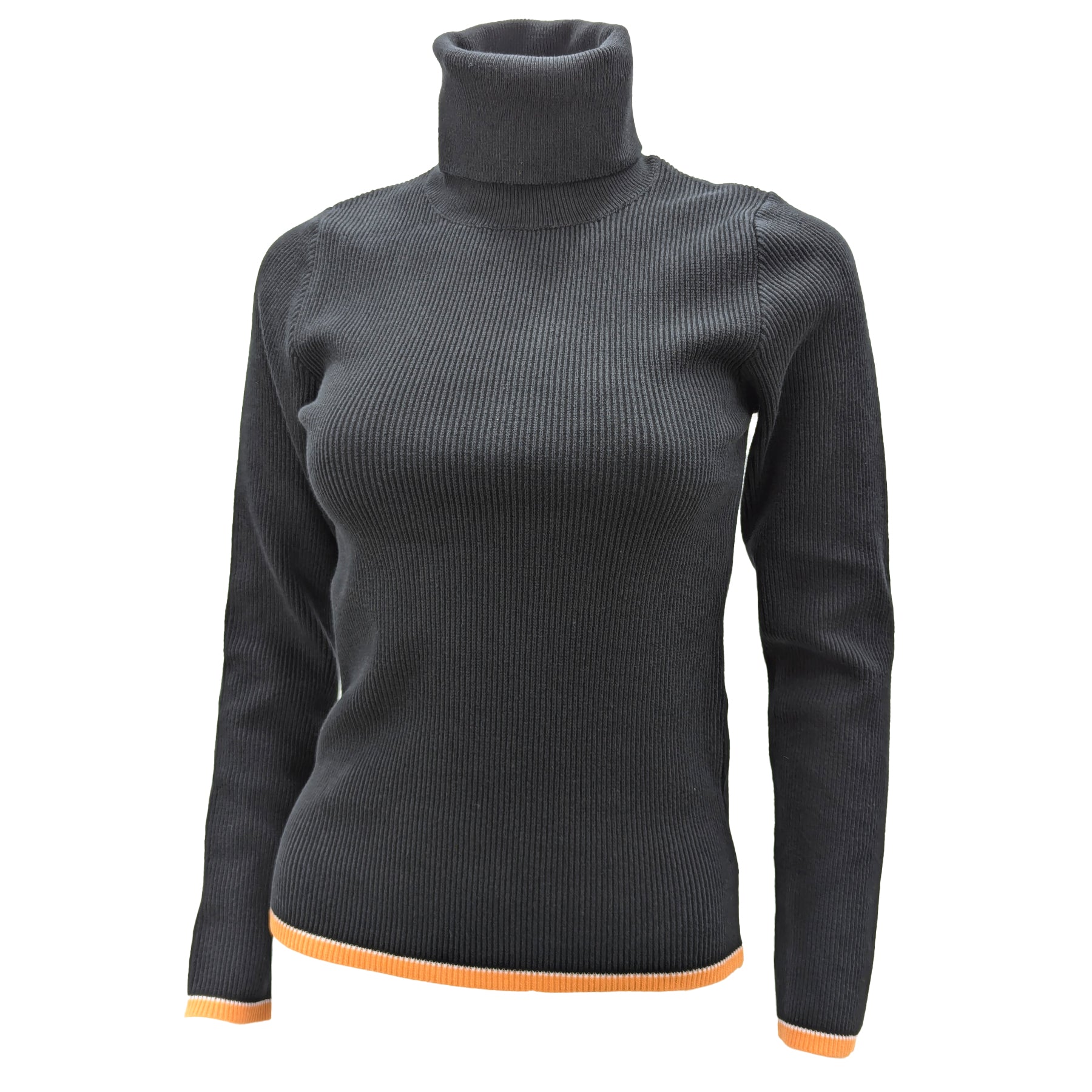 Diesel M-Aribelle Womens Turtle Neck Jumper Ribbed Knit Long Sleeve Pullover Top