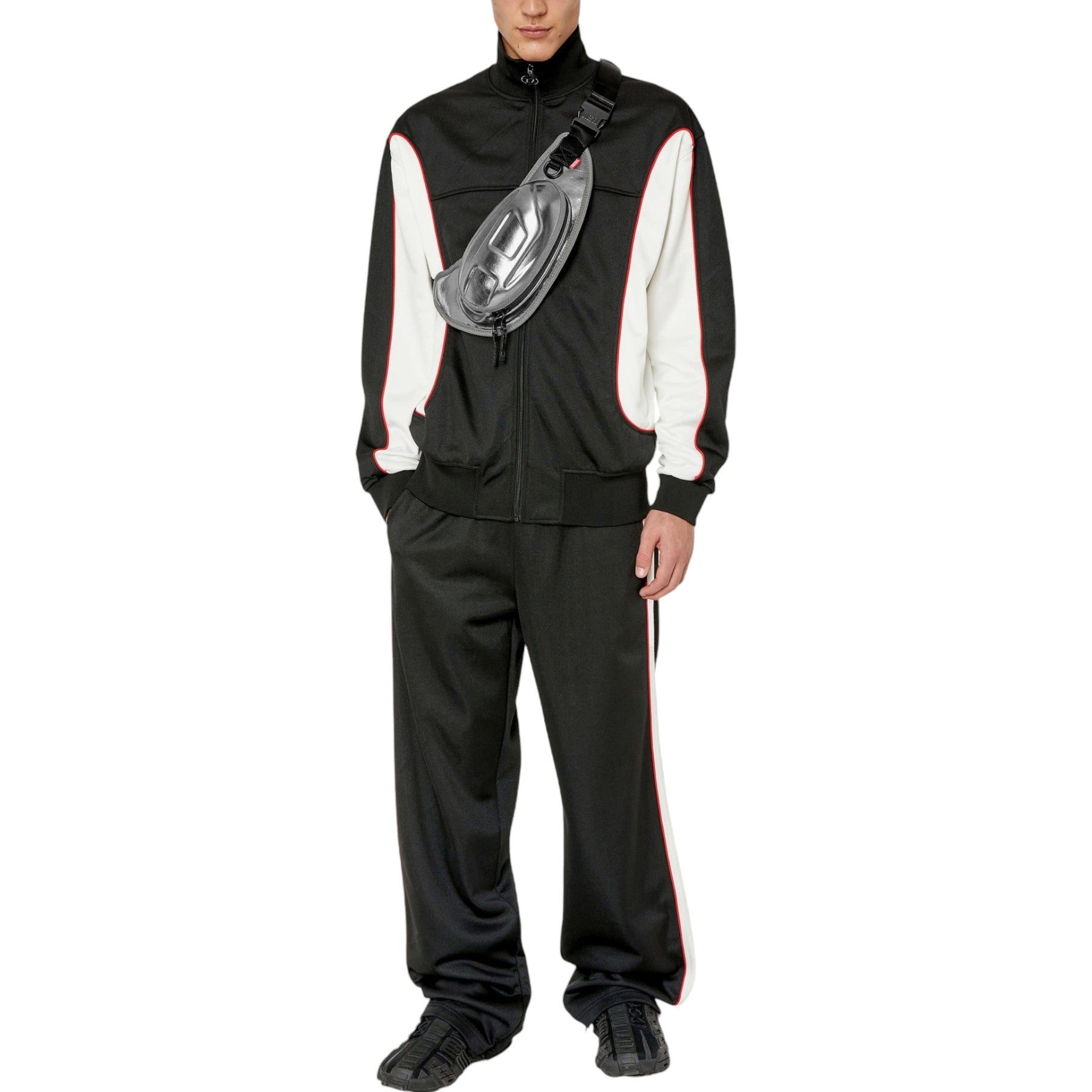 DIESEL 1DR-POD Mens Sling Bag Cross Body Bags Travel Sports Shoulder Rucksack