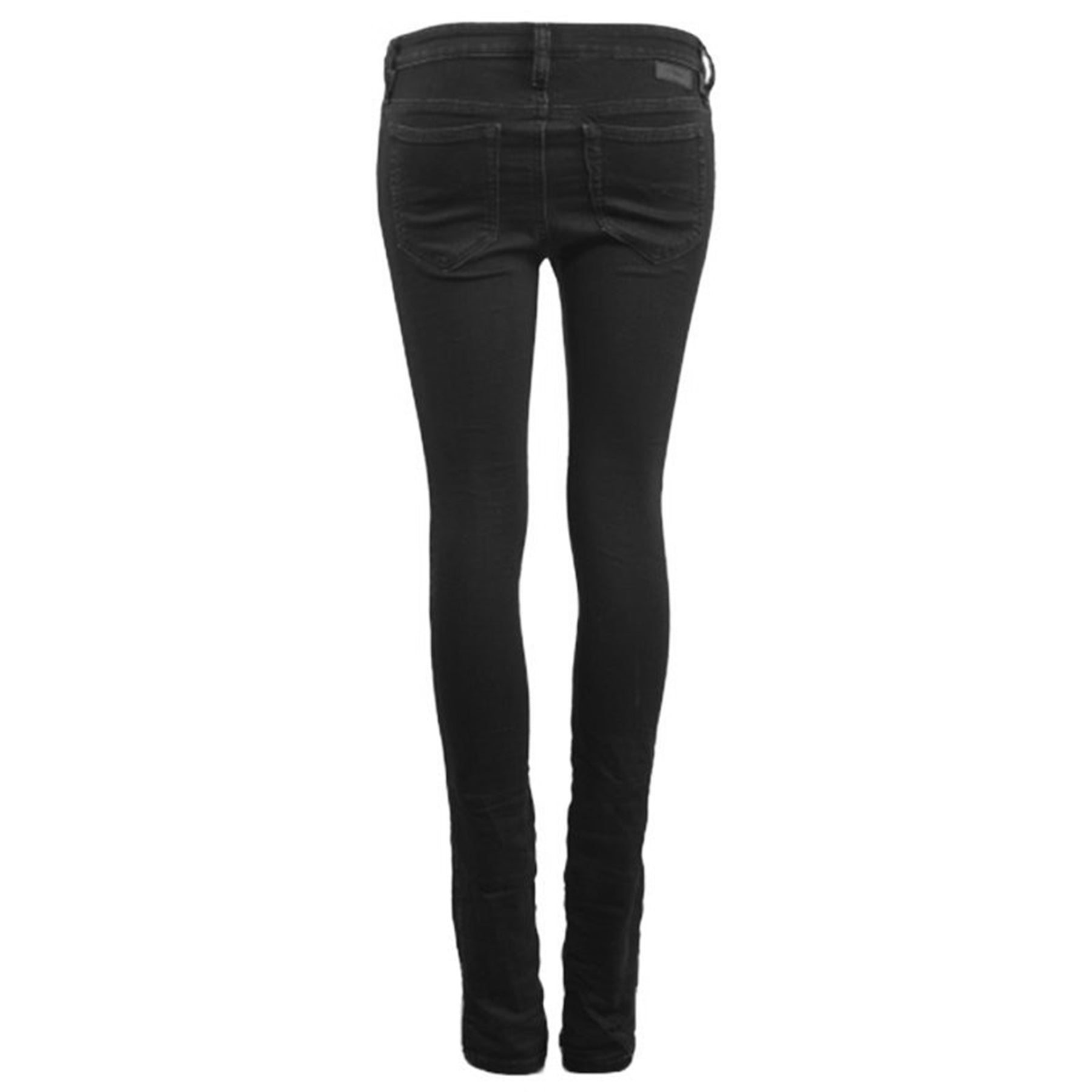 DIESEL SKINZEE NE 0684L Womens Denim Jeans Skinny Leg Slim Fit Sweat Black Pants