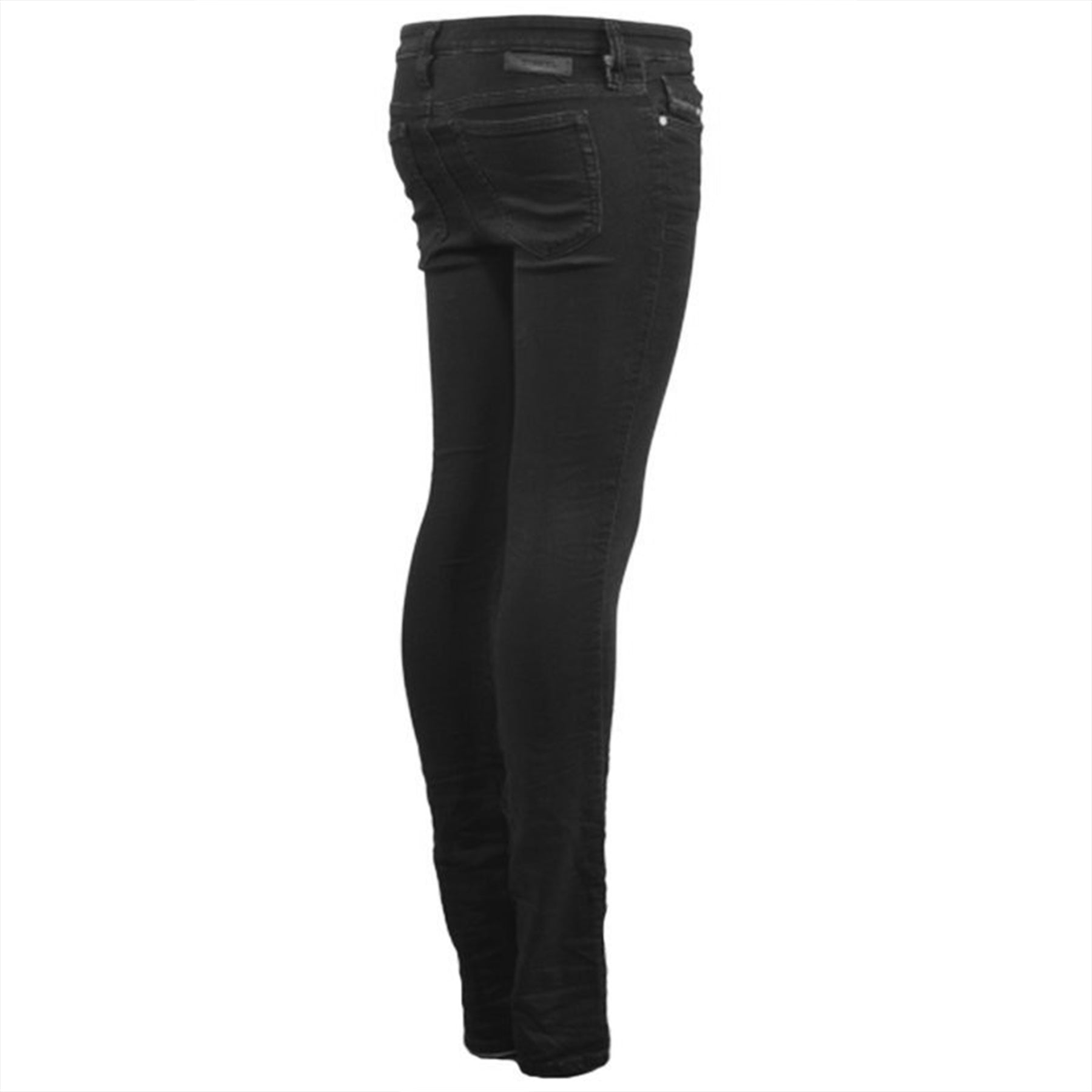 DIESEL SKINZEE NE 0684L Womens Denim Jeans Skinny Leg Slim Fit Sweat Black Pants