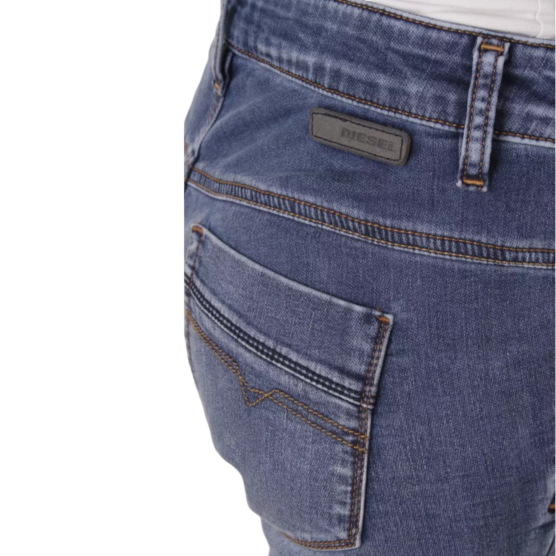 DIESEL FAYZA NE RV600 Womens Denim Boyfriend Jeans Leg Stretch Faded Jogg Pant