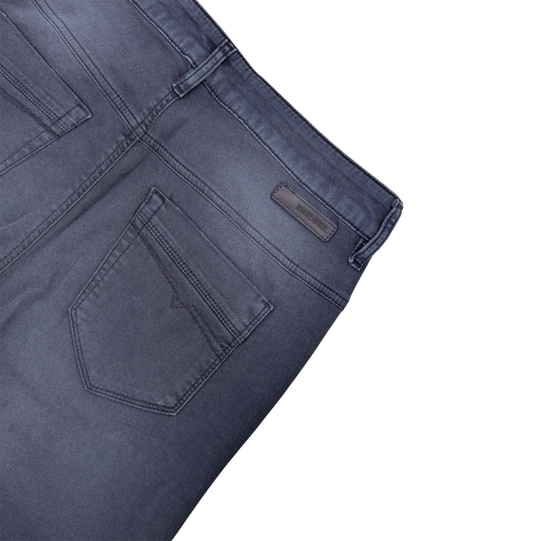 DIESEL FAYZA NE 0666A Womens Denim Jeans Regular Fit Stretchy Sweat Jogg Pants