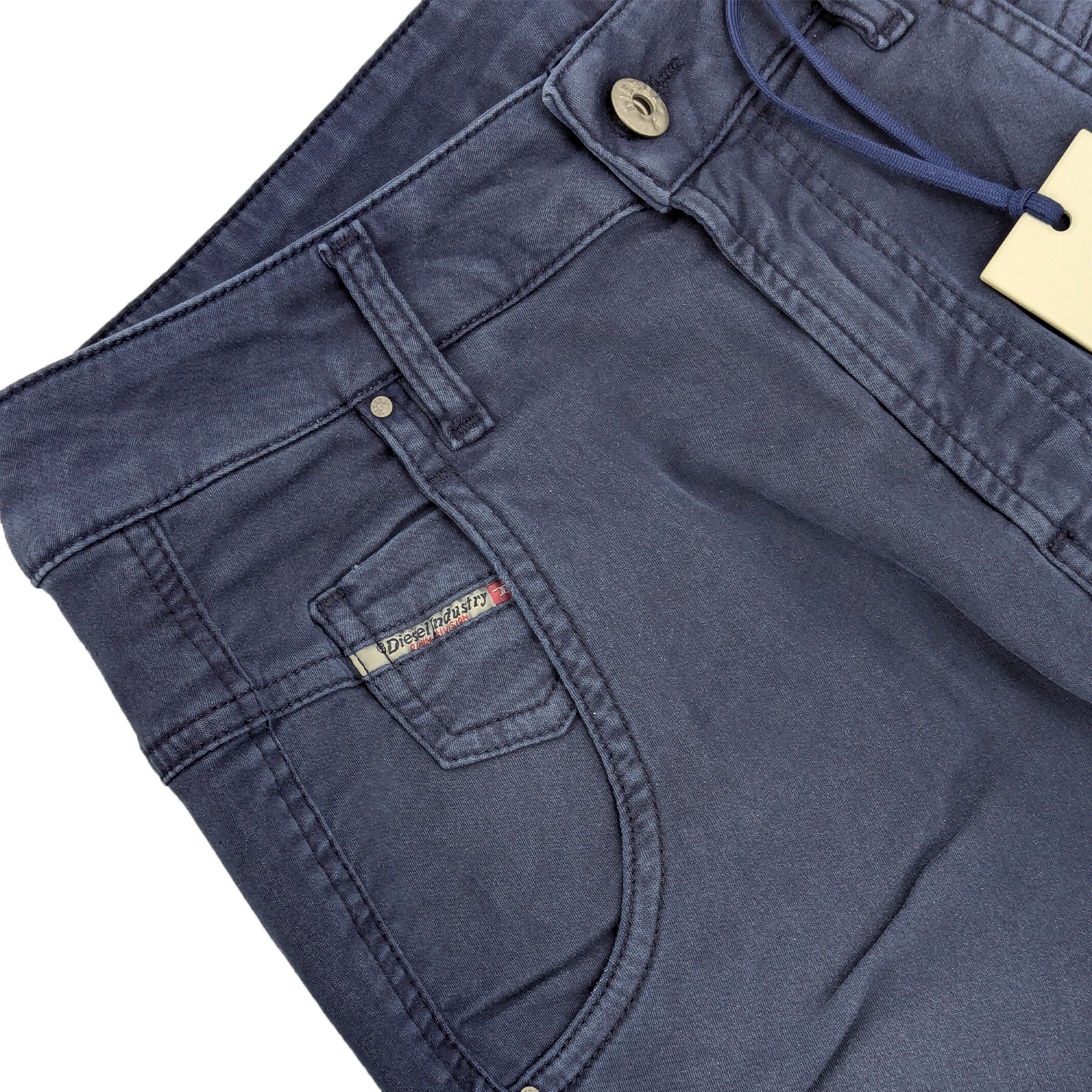 DIESEL FAYZA NE 0666A Womens Denim Jeans Regular Fit Stretchy Sweat Jogg Pants