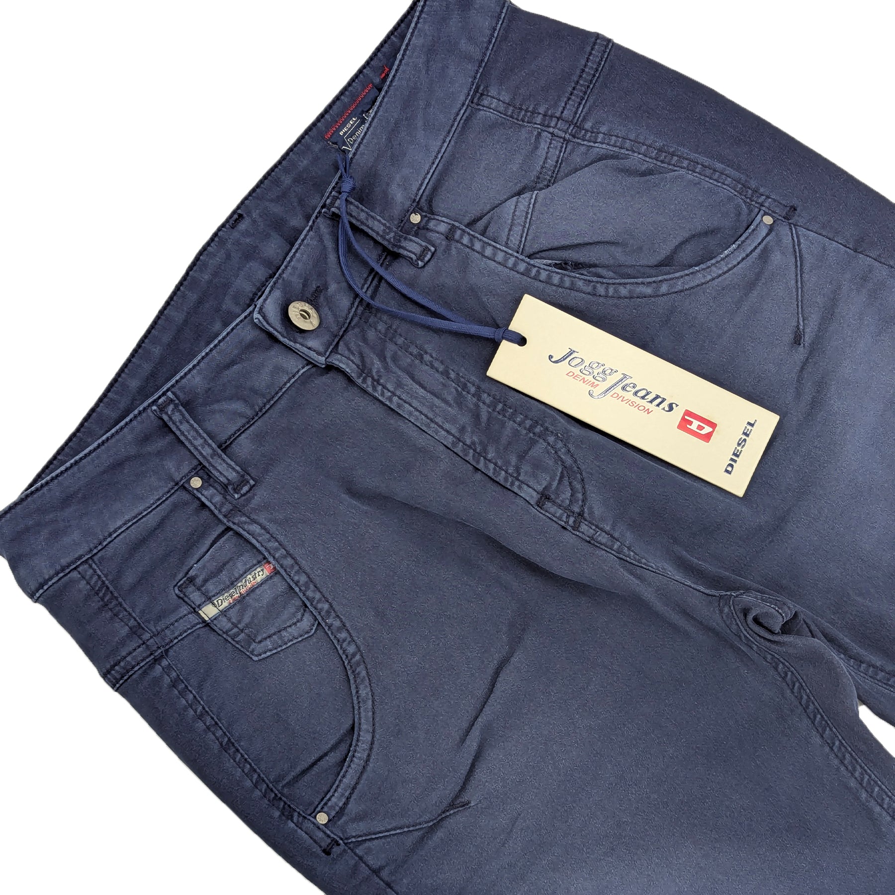 DIESEL FAYZA NE 0666A Womens Denim Jeans Regular Fit Stretchy Sweat Jogg Pants