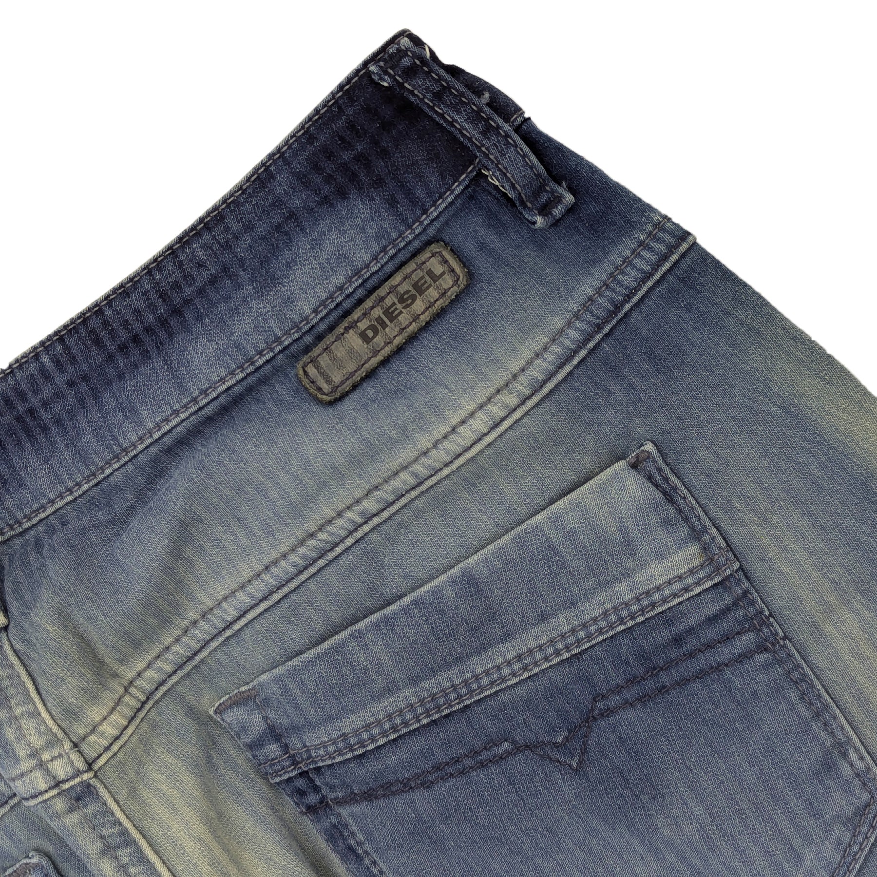 DIESEL FAYZA NE 0665R Womens Jeans Regular Fit Straight Leg Sweat Denim Pant W25