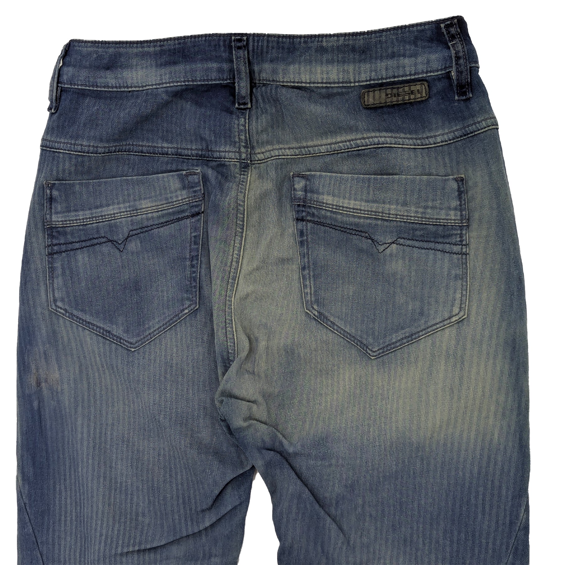 DIESEL FAYZA NE 0665R Womens Jeans Regular Fit Tapered Leg Denim Sweat Pants W23