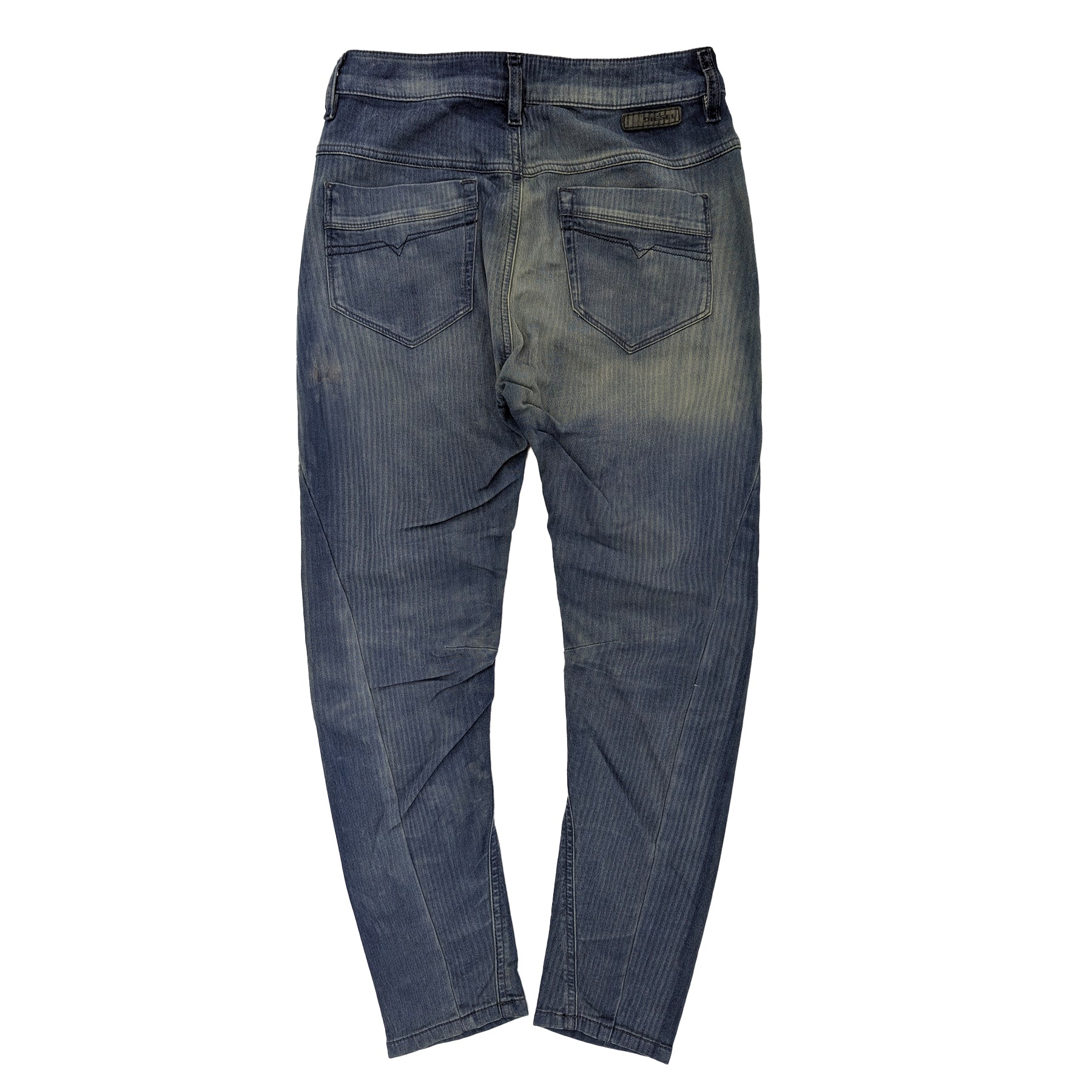 DIESEL FAYZA NE 0665R Womens Jeans Regular Fit Tapered Leg Denim Sweat Pants W23