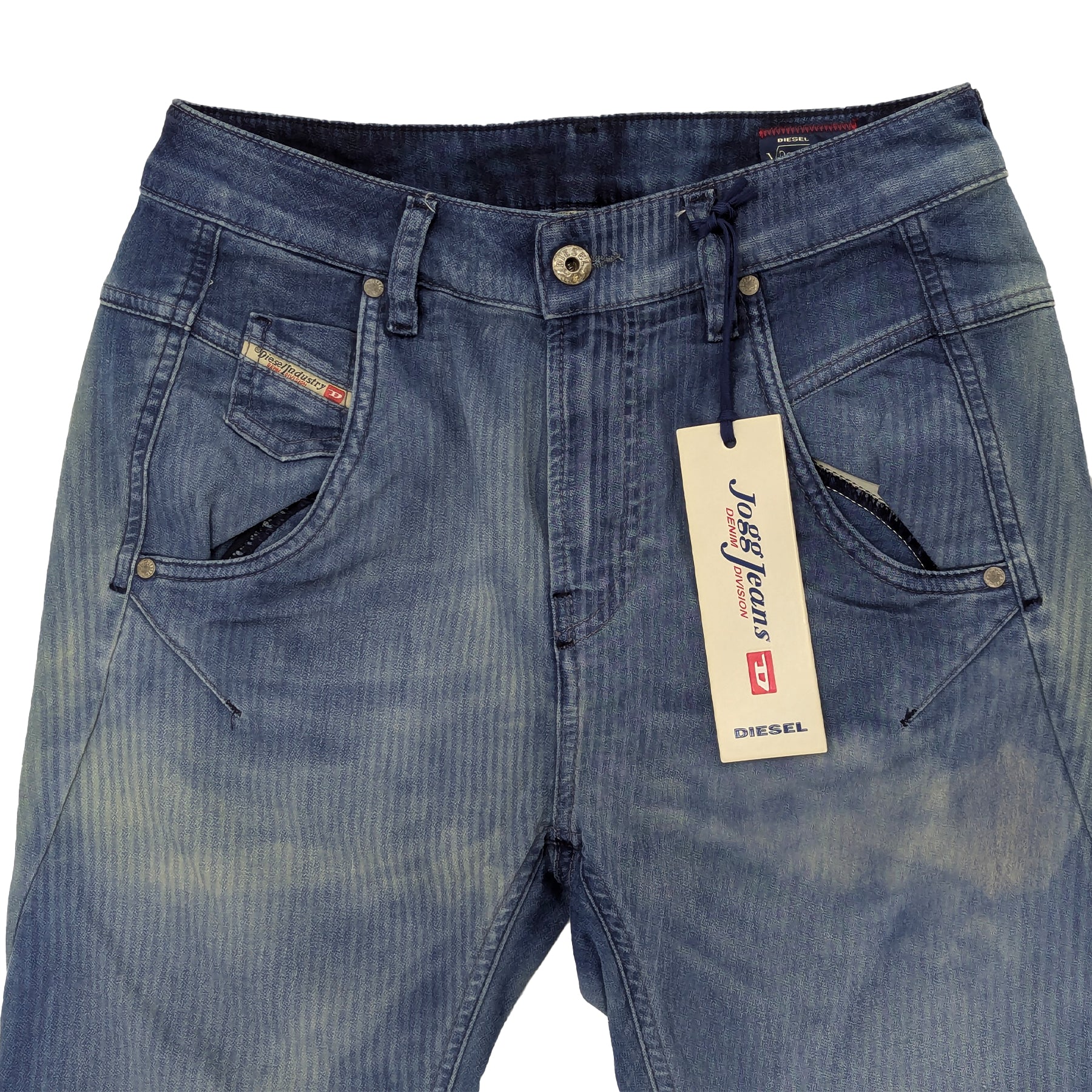 DIESEL FAYZA NE 0665R Womens Jeans Regular Fit Tapered Leg Denim Sweat Pants W23