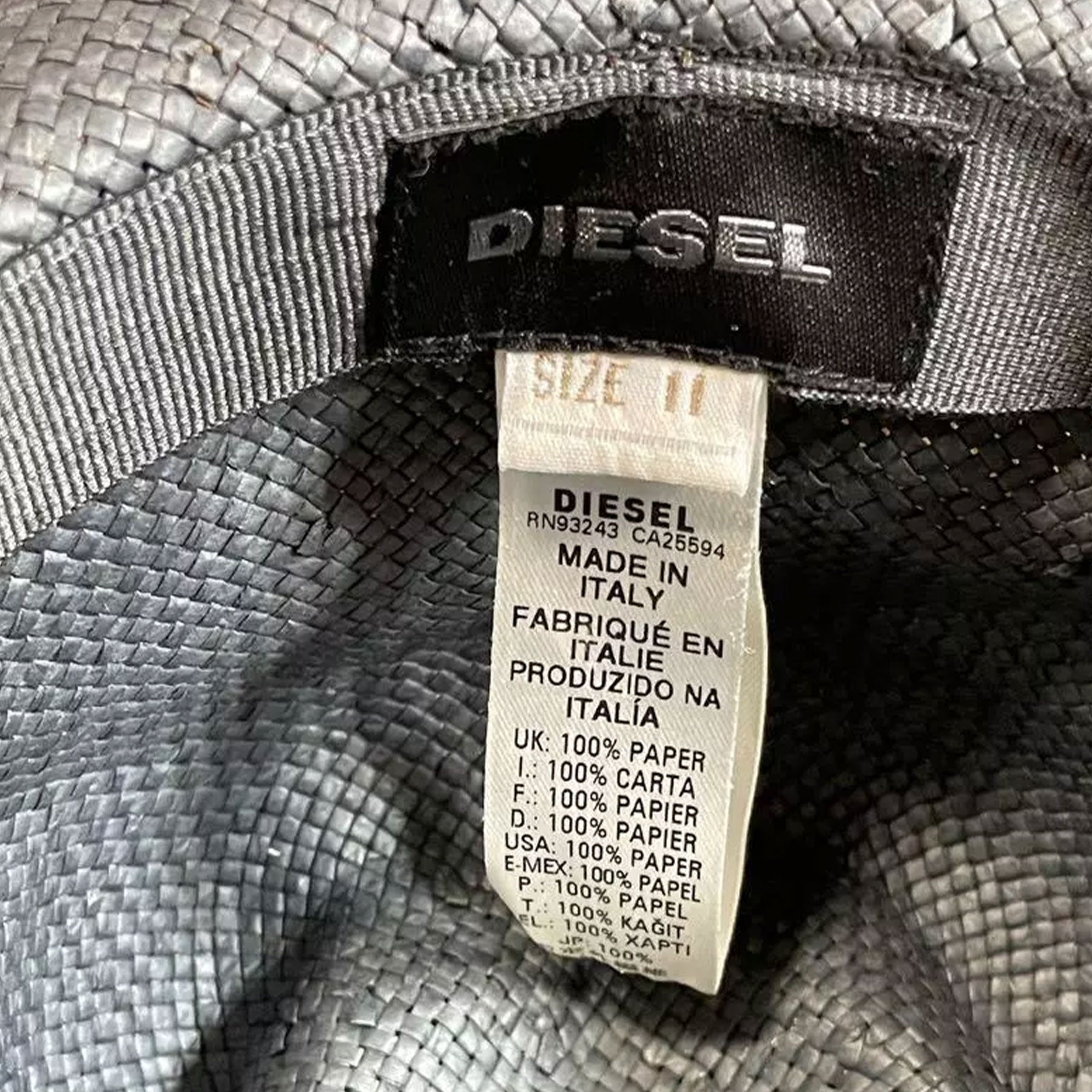 Diesel Mens Cowboy Hats Classic Style Vintage Headwear Summer Beach Straw Hats