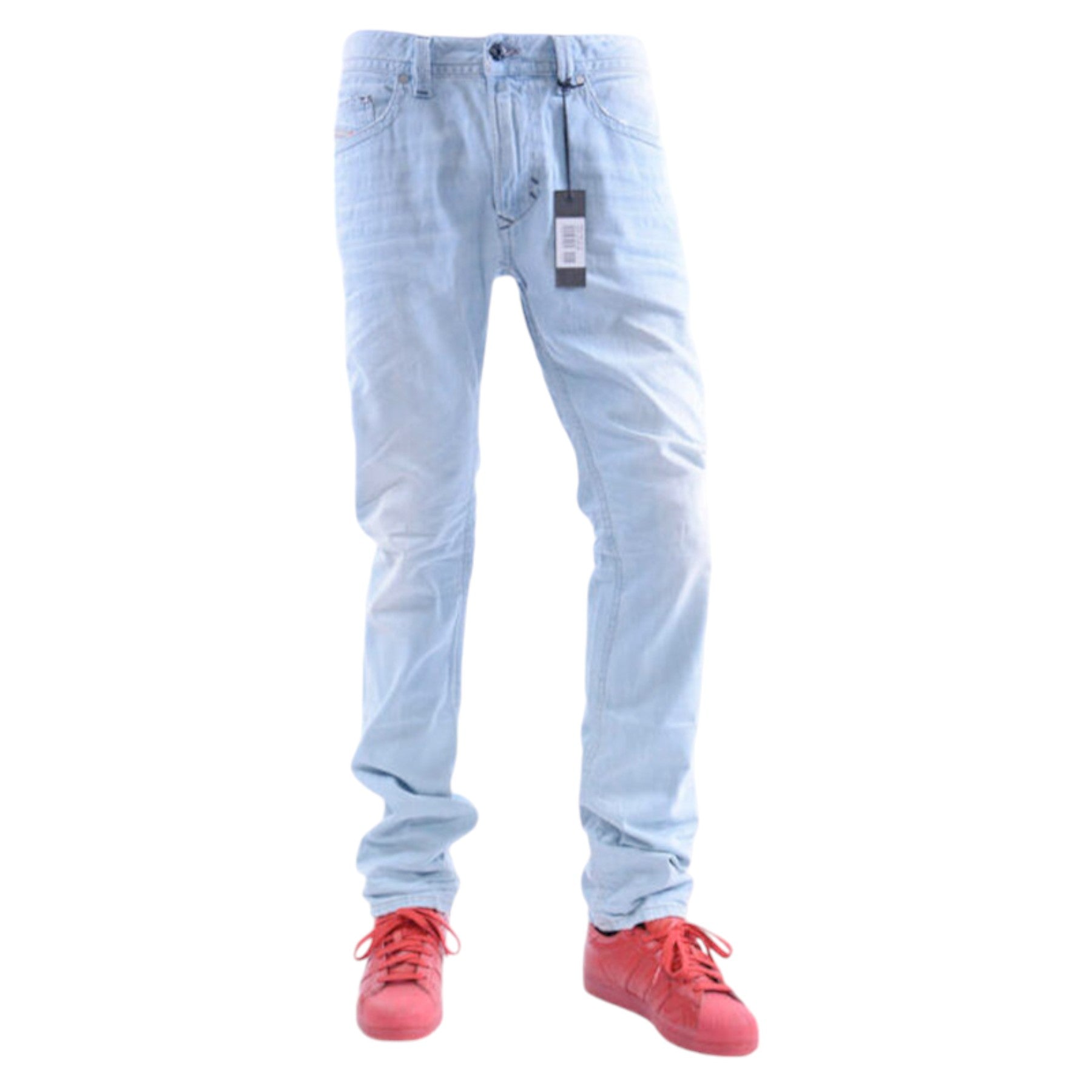 DIESEL THAVAR 0852I 3D EVO Mens Denim Jeans Slim Fit Skinny Leg Made In Italy