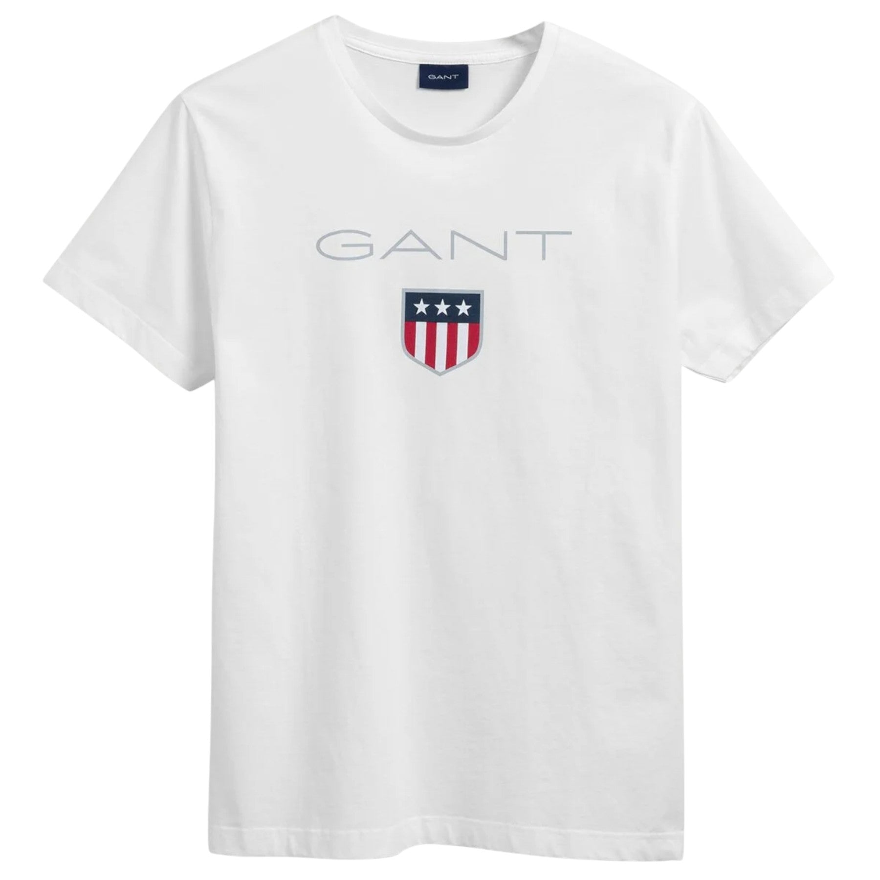 Gant Mens T Shirts Original Shield Crew Neck Pullover Soft Cotton Summer Tee