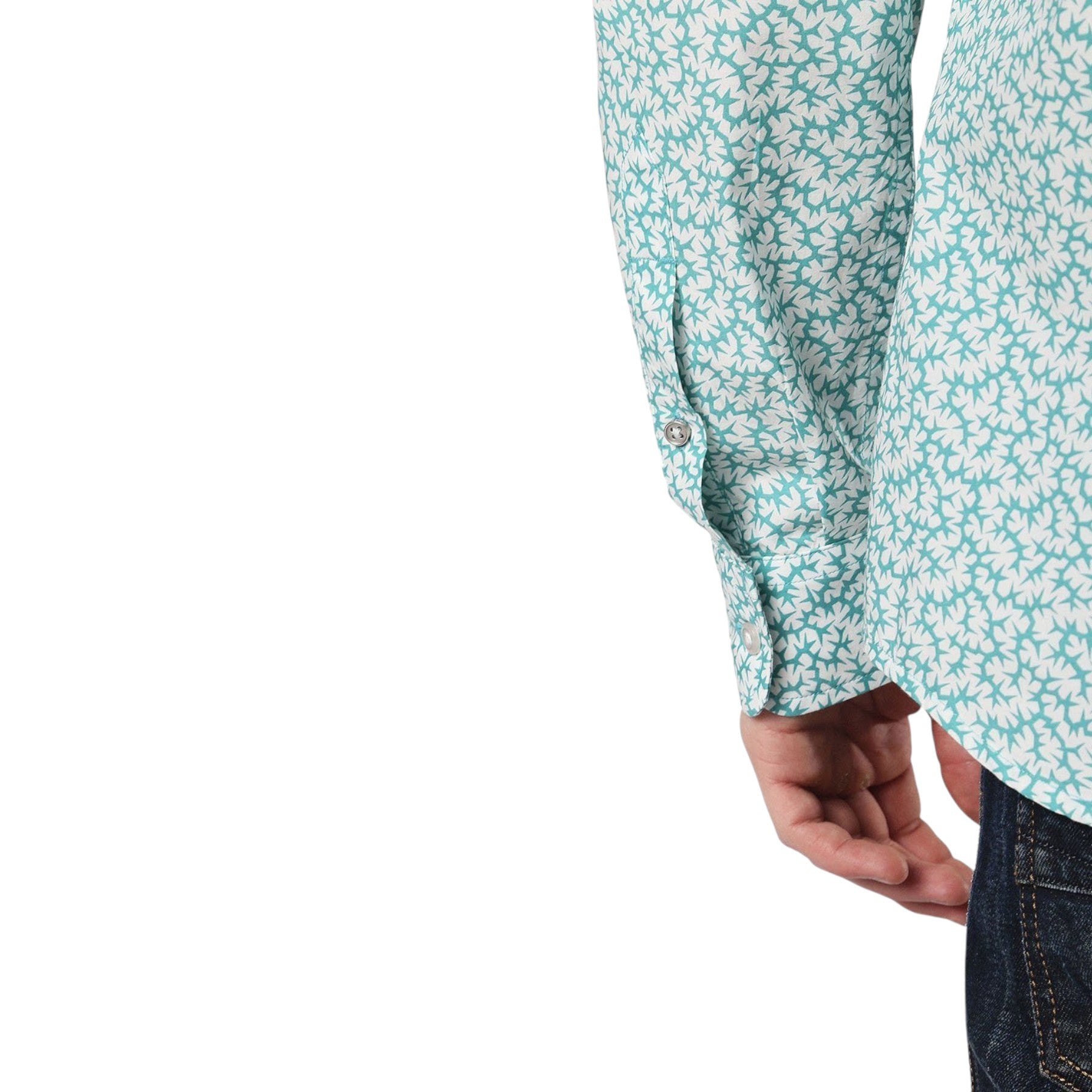 DIESEL SDuny 0CASD Mens Printed Camicia Shirt Button Down Casual Long Sleeve