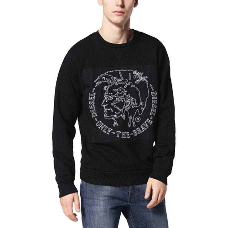 DIESEL S SAMUEL FELPA 900 Mens Sweatshirt Crew Neck Long Sleeve Pullover Jumper