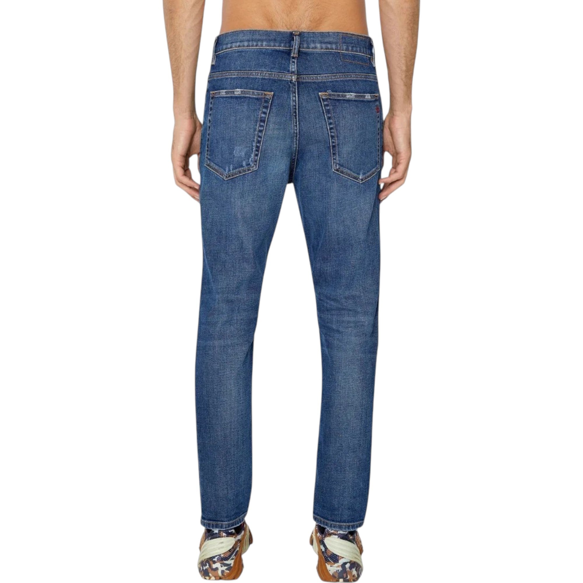 Diesel 2005 D-Fining A03571 Mens Denim Jeans Regular Fit Tapered Mid Waist Pants