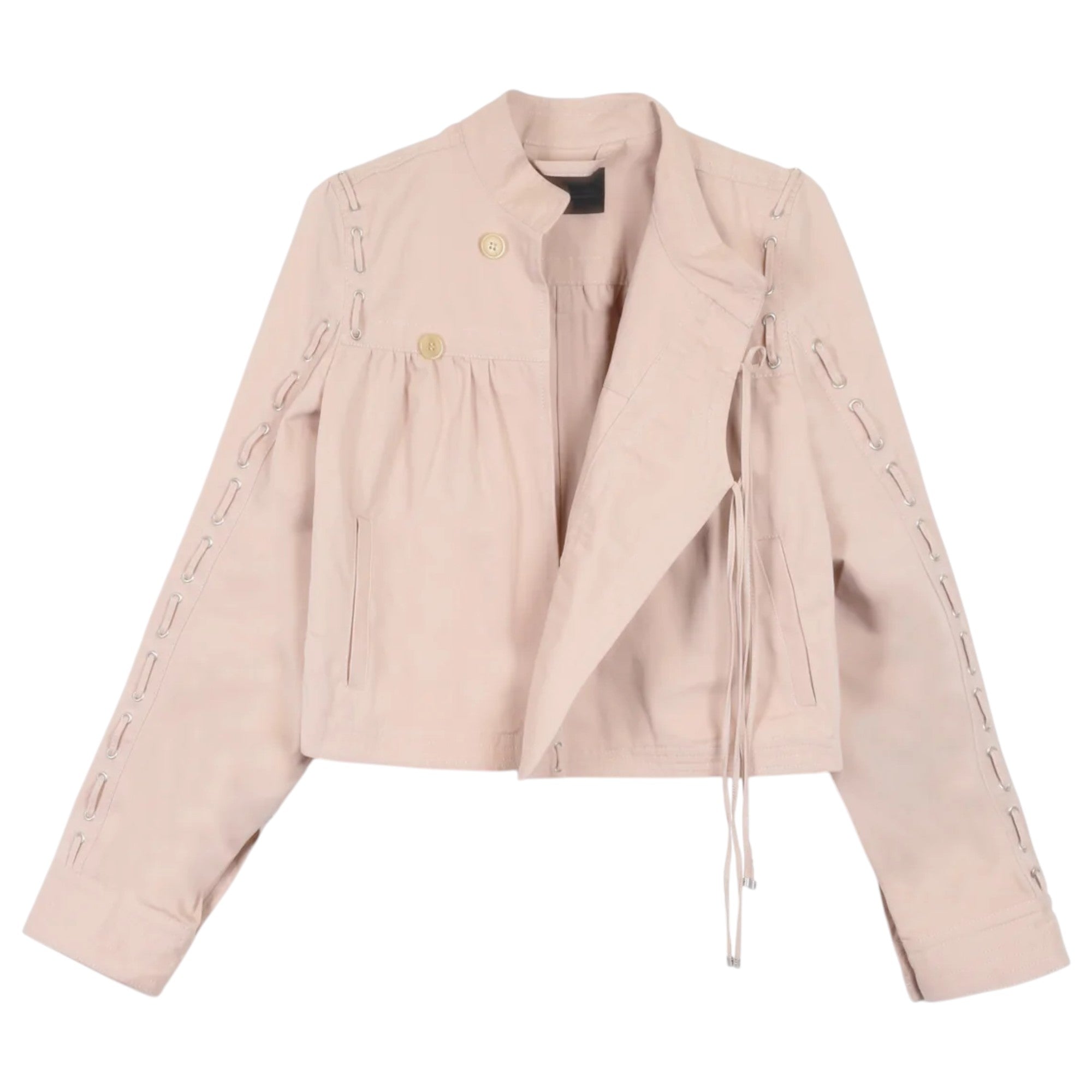 Diesel Black Gold Womens Bomber Jacket Lightweight Cotton Varsity Cotton Top