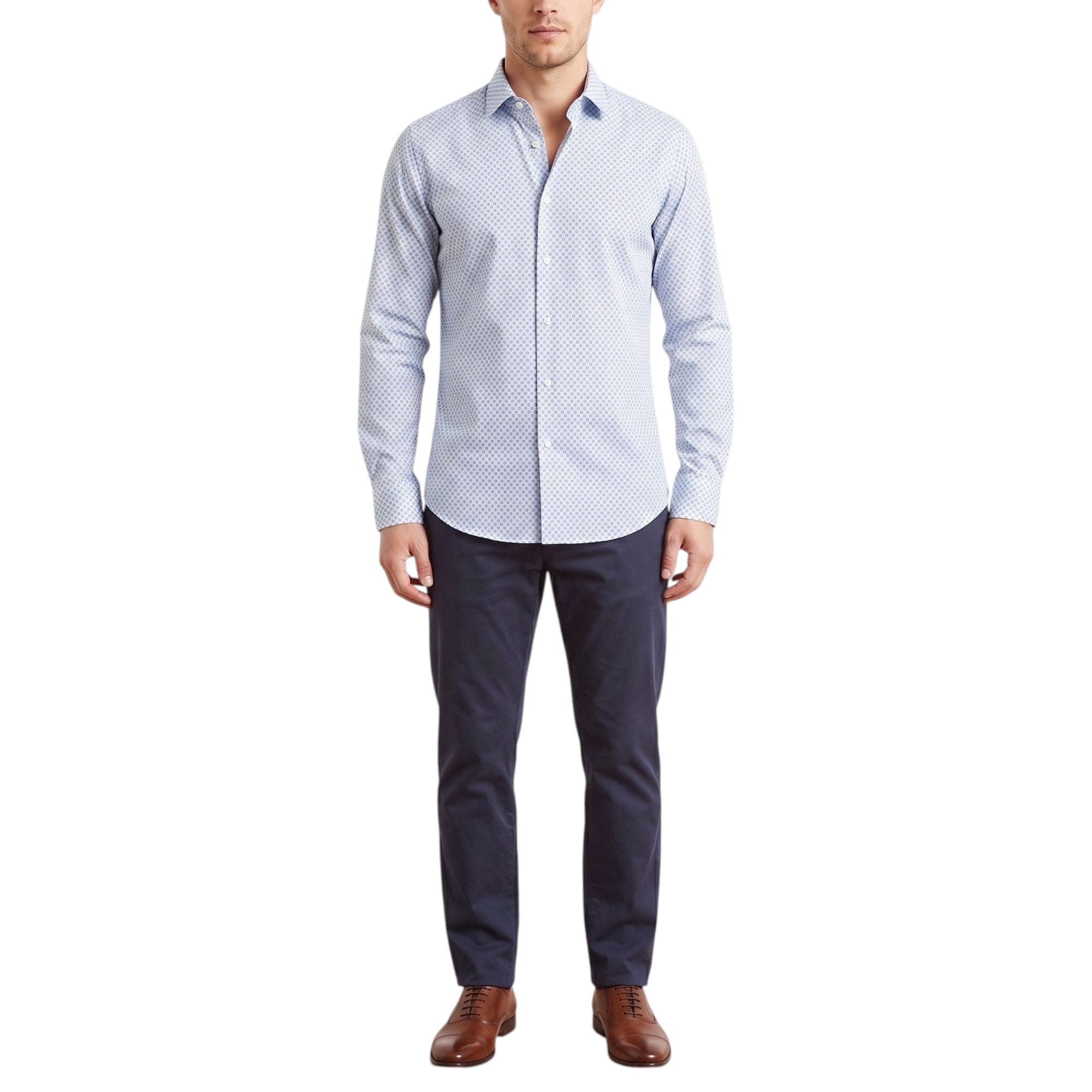 Diesel Mens Shirt S-Blu Camicia Long Sleeve Casual Summer Top Premium Quality