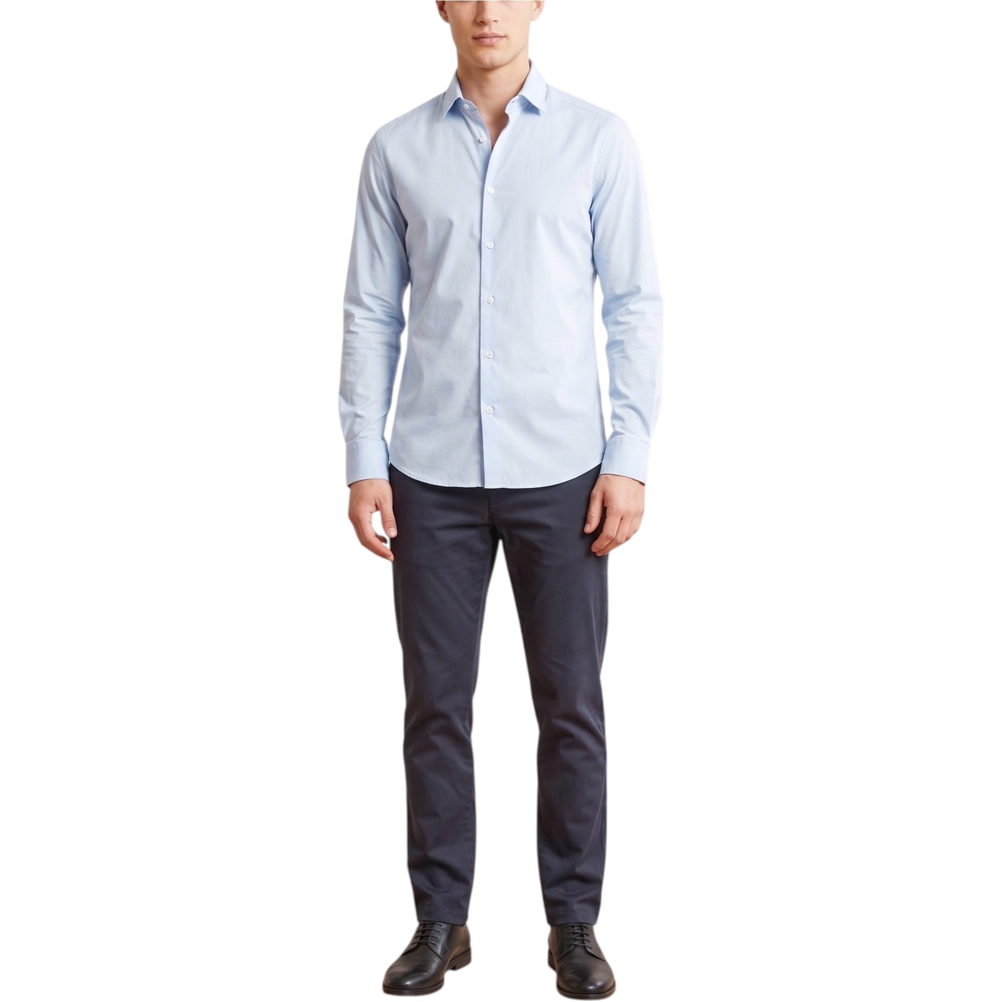Diesel Mens Shirt S-Nap Long Sleeve Summer Premium Quality Cotton Casual Top