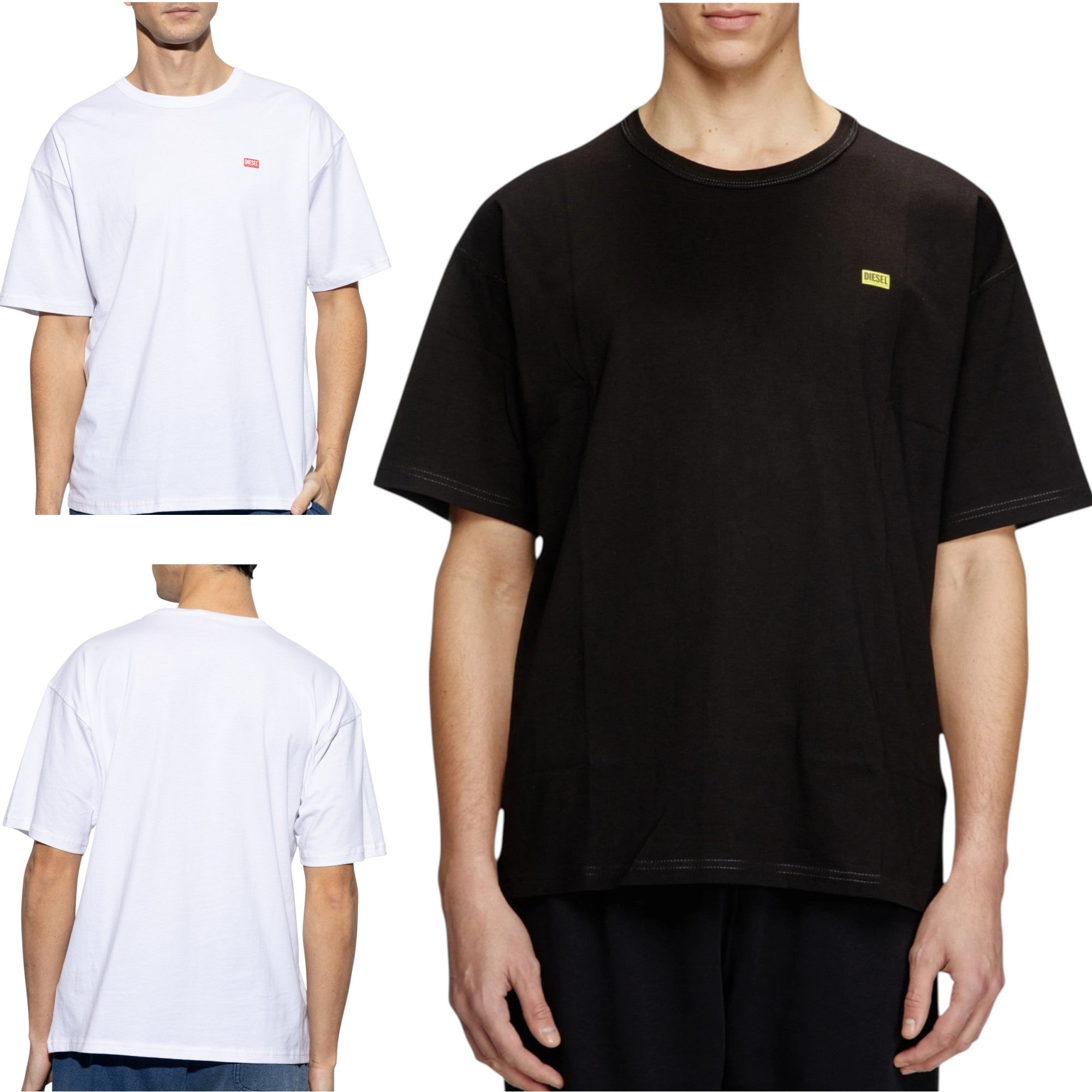 Diesel Mens T-Boxt-R30 T-Shirt Cotton Relaxed Summer Tee