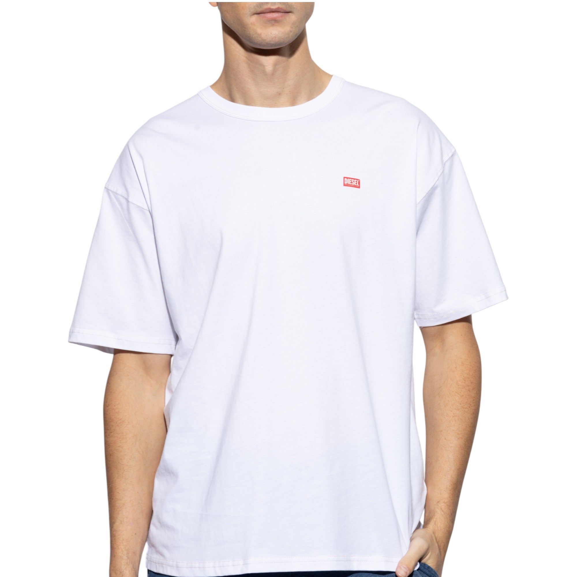 Diesel Mens T-Boxt-R30 T-Shirt Cotton Relaxed Summer Tee