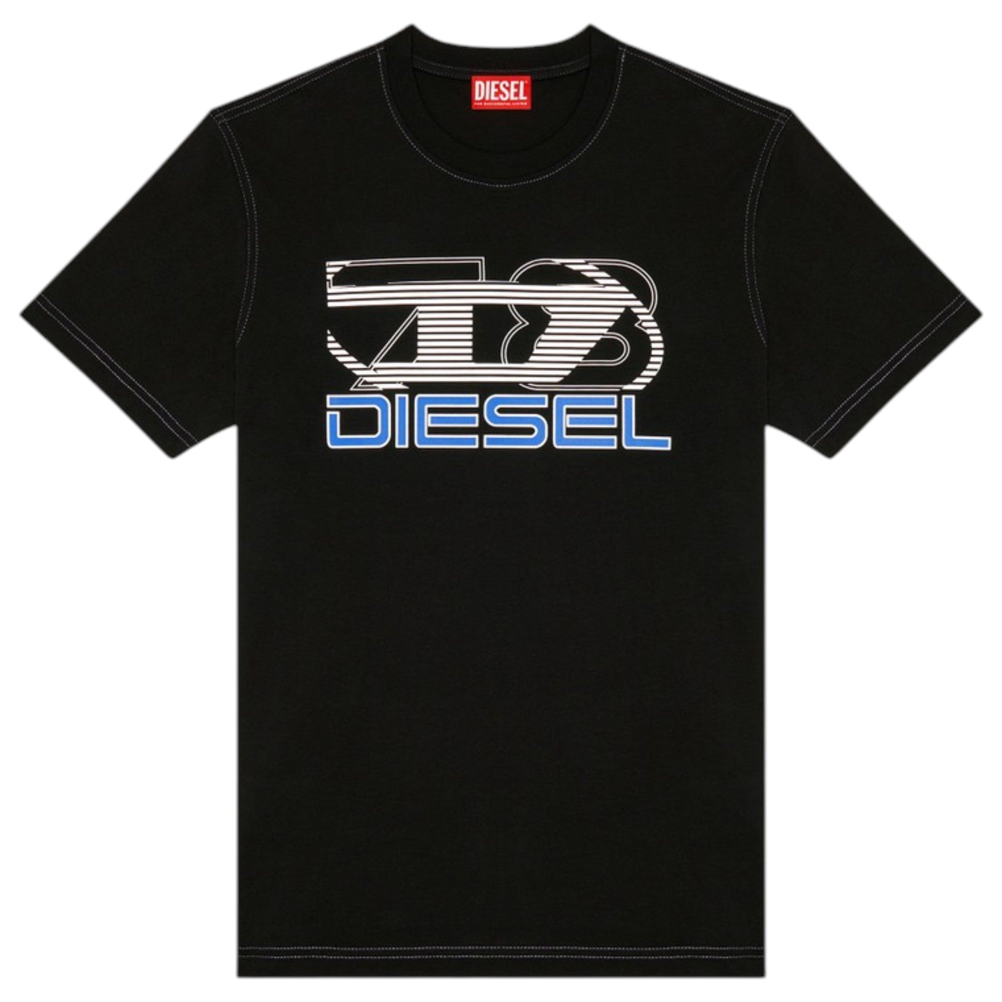Diesel Mens T Shirts Diegor K74 Graphic Logo Print Crew Neck Summer Cotton Tee