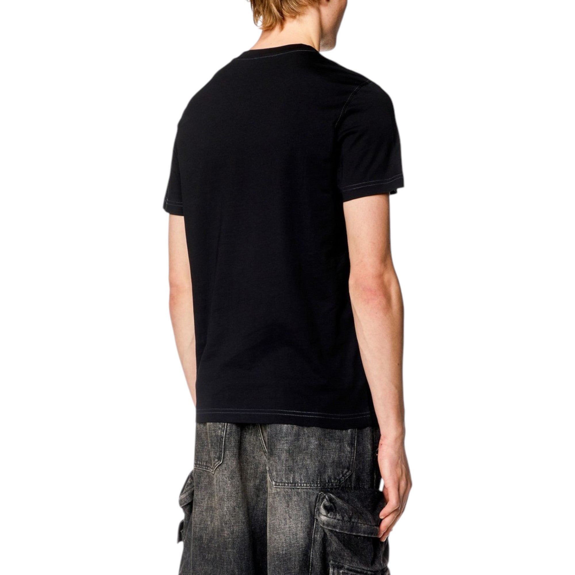 Diesel Mens T Shirts Diegor K74 Graphic Logo Print Crew Neck Summer Cotton Tee