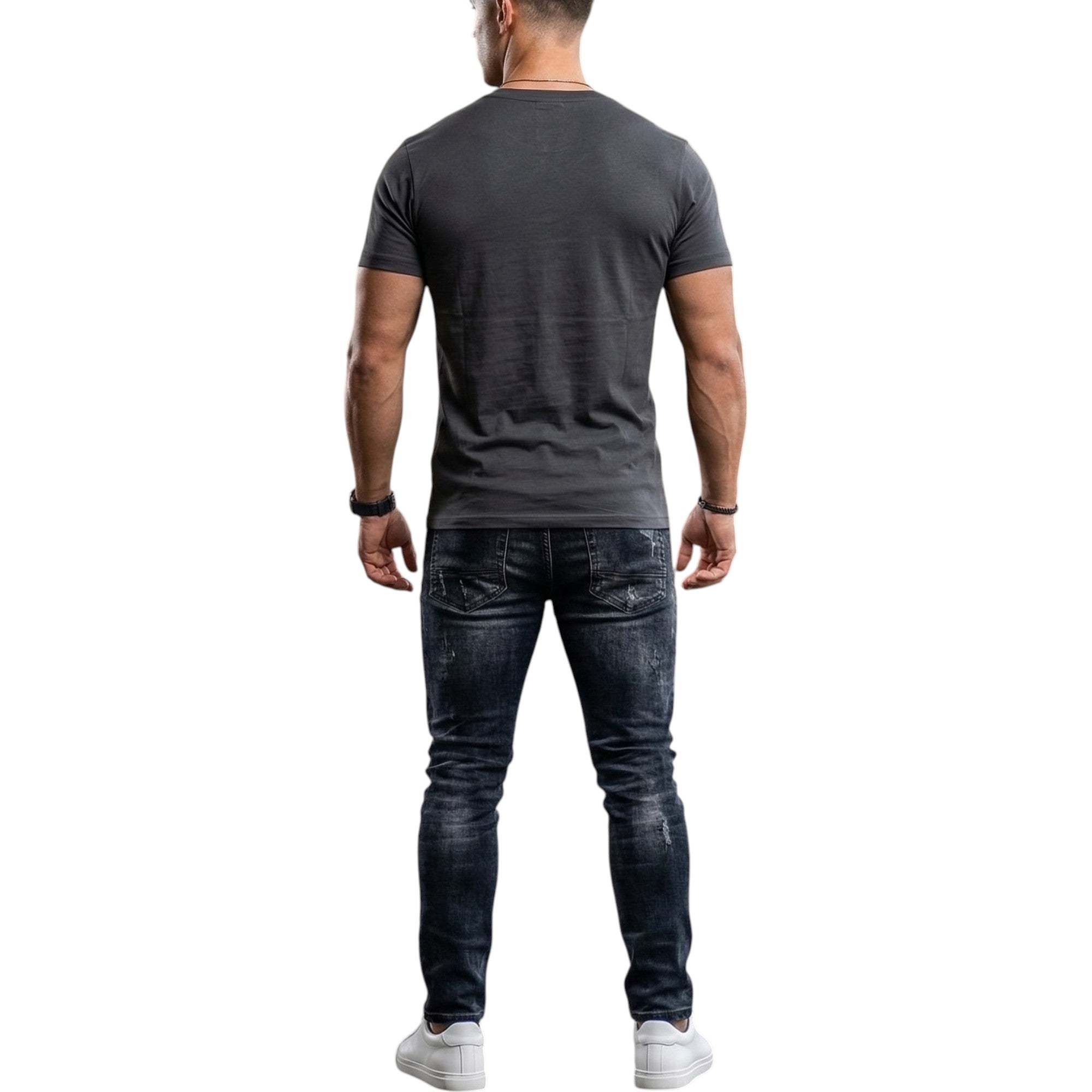 Diesel Mens T Shirts T-Adjust-V9 Graphic Logo Print Crew Neck Summer Cotton Tee