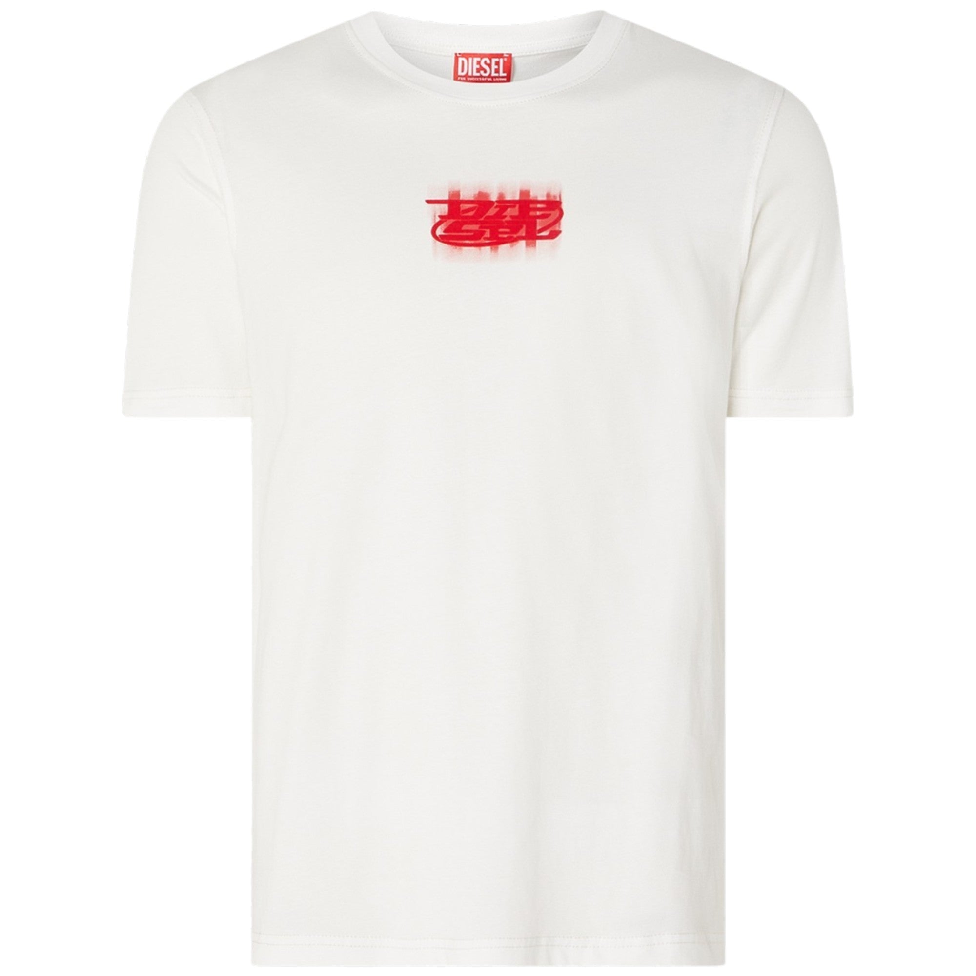 Diesel Mens T Shirts T Just Printed Logo Crew Neck Short Sleeve Summer Tee