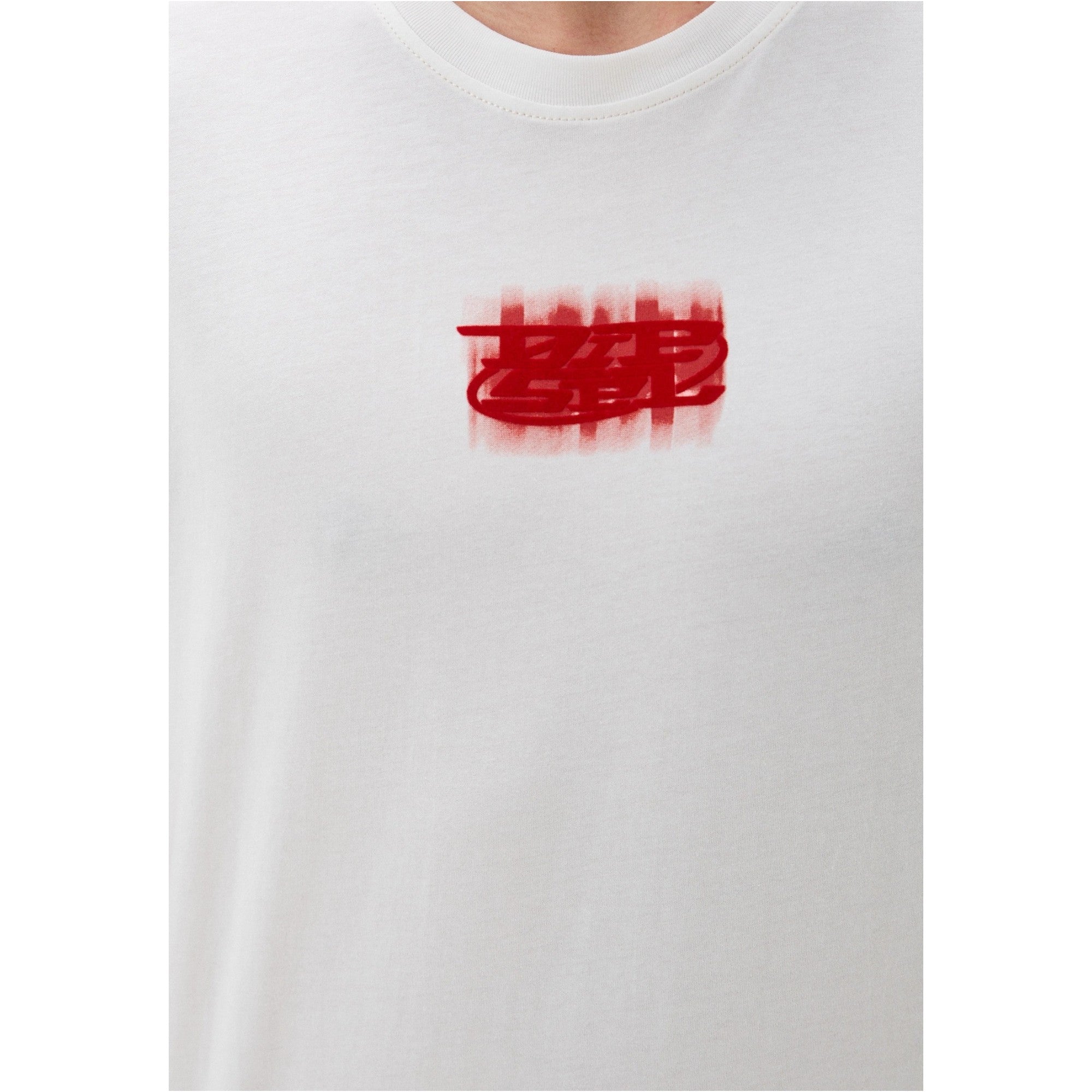Diesel Mens T Shirts T Just Printed Logo Crew Neck Short Sleeve Summer Tee