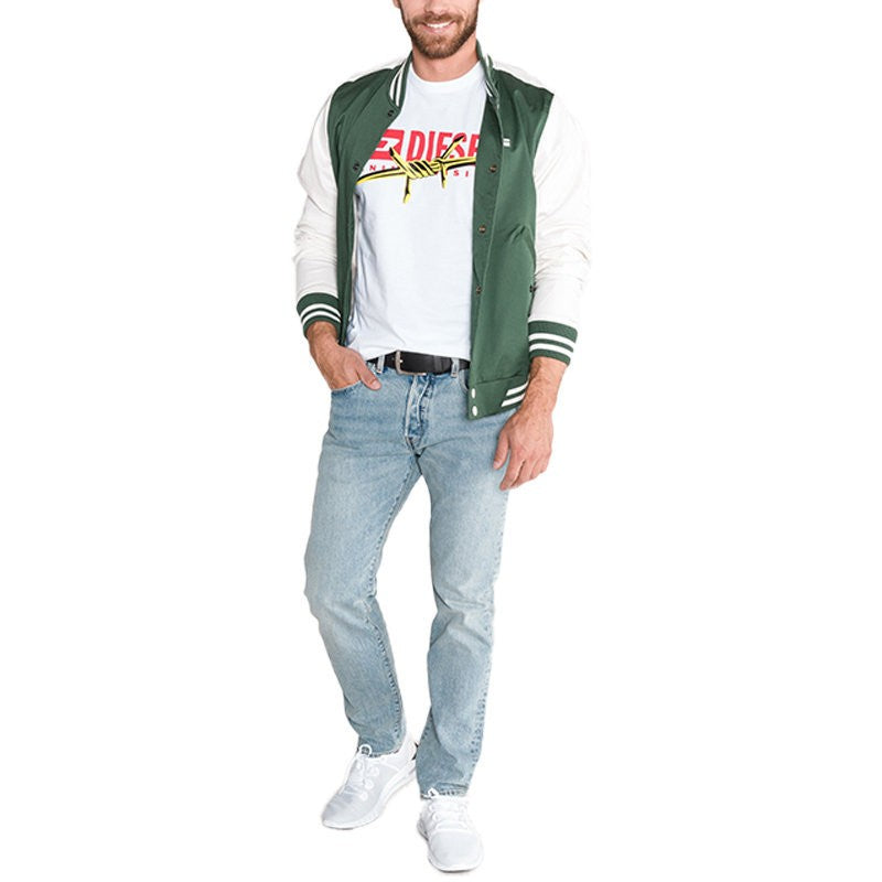 DIESEL T DIEGO BX2 Mens T-Shirt Crew Neck Short Sleeve Casual Top