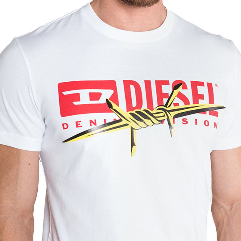 DIESEL T DIEGO BX2 Mens T-Shirt Crew Neck Short Sleeve Casual Top