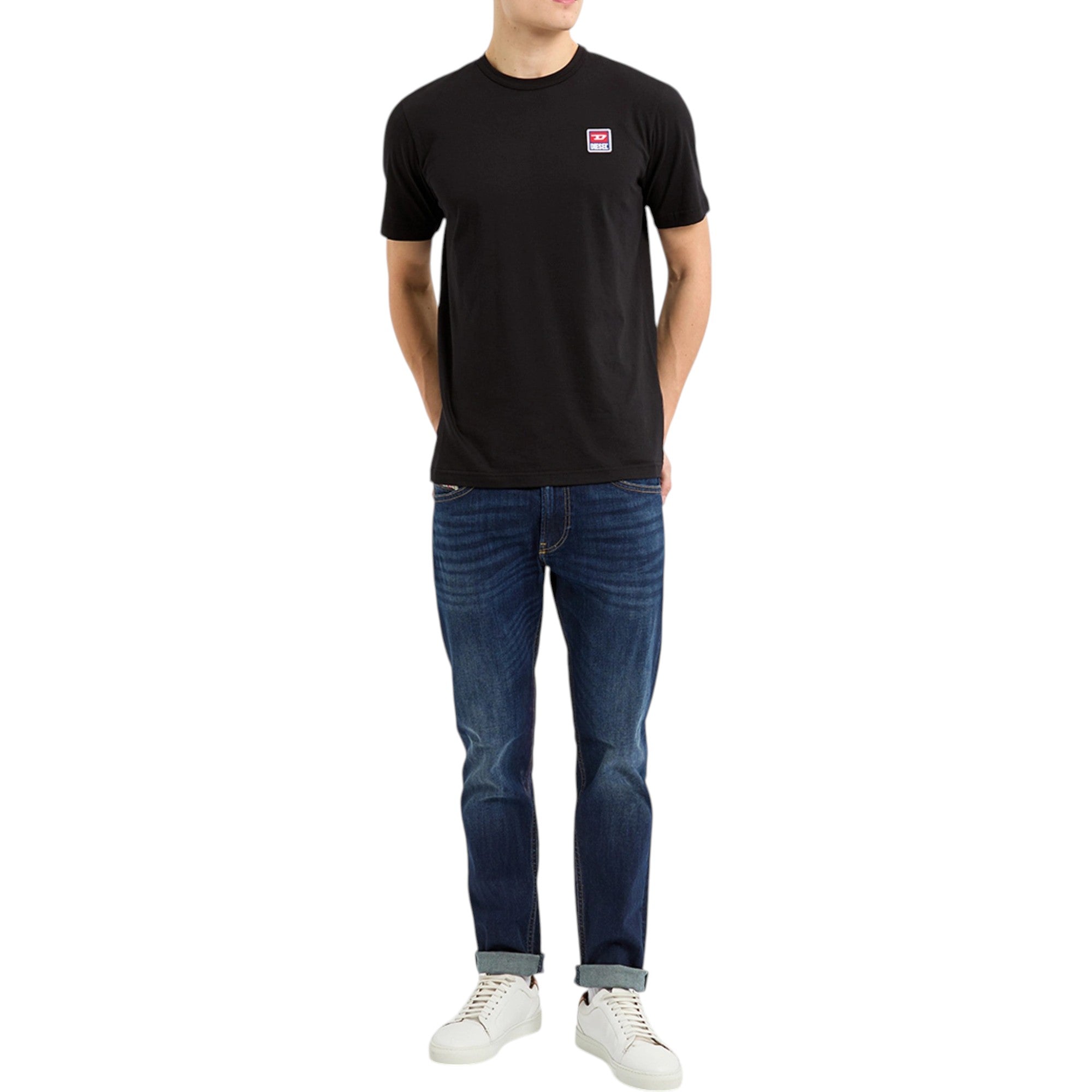Diesel T Shirts Mens T Just Crew Neck Short Sleeve Regular Fit Summer Tee