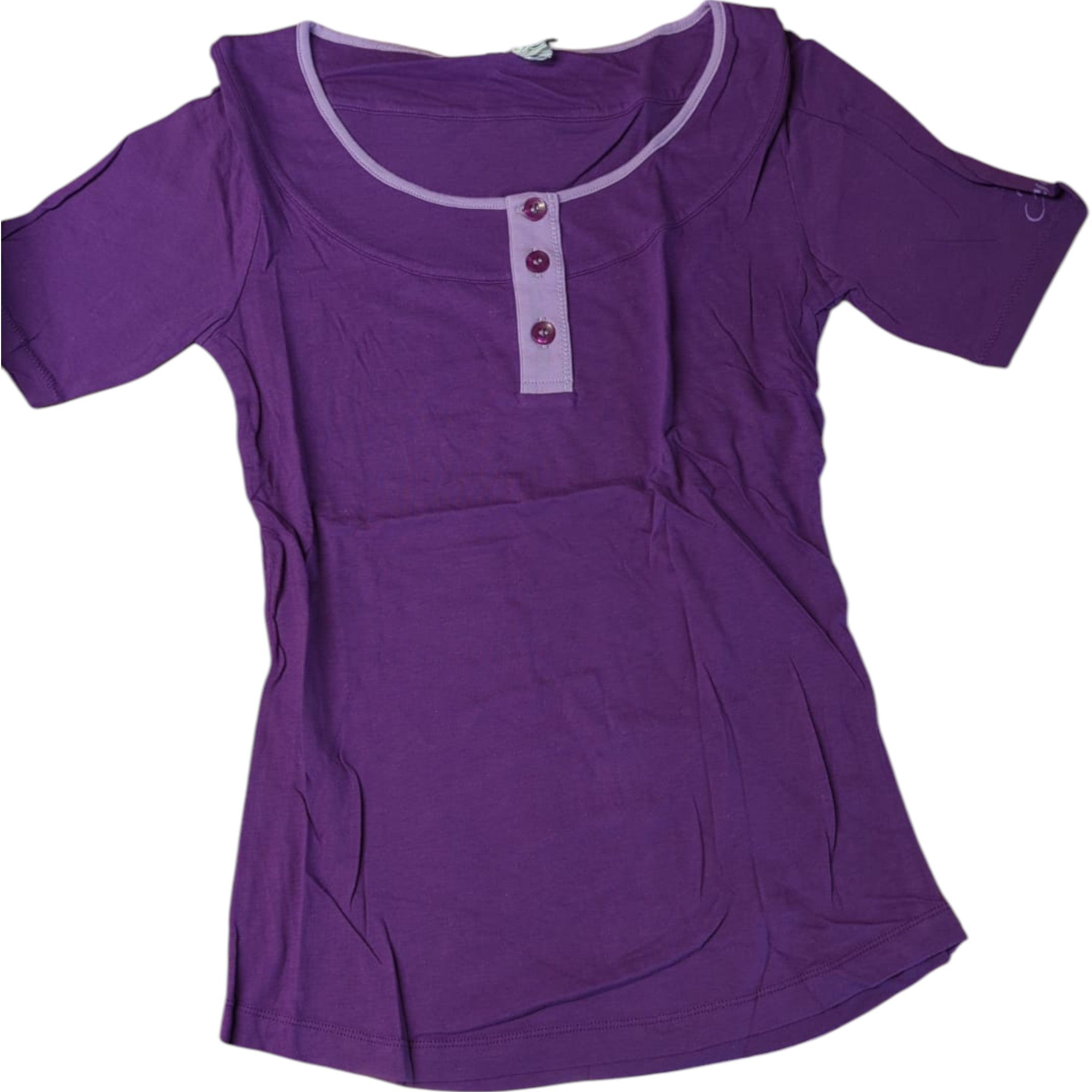 Diesel 000XX Prototipi Womens Nightwear Casual Cotton Comfortable Purple Tee