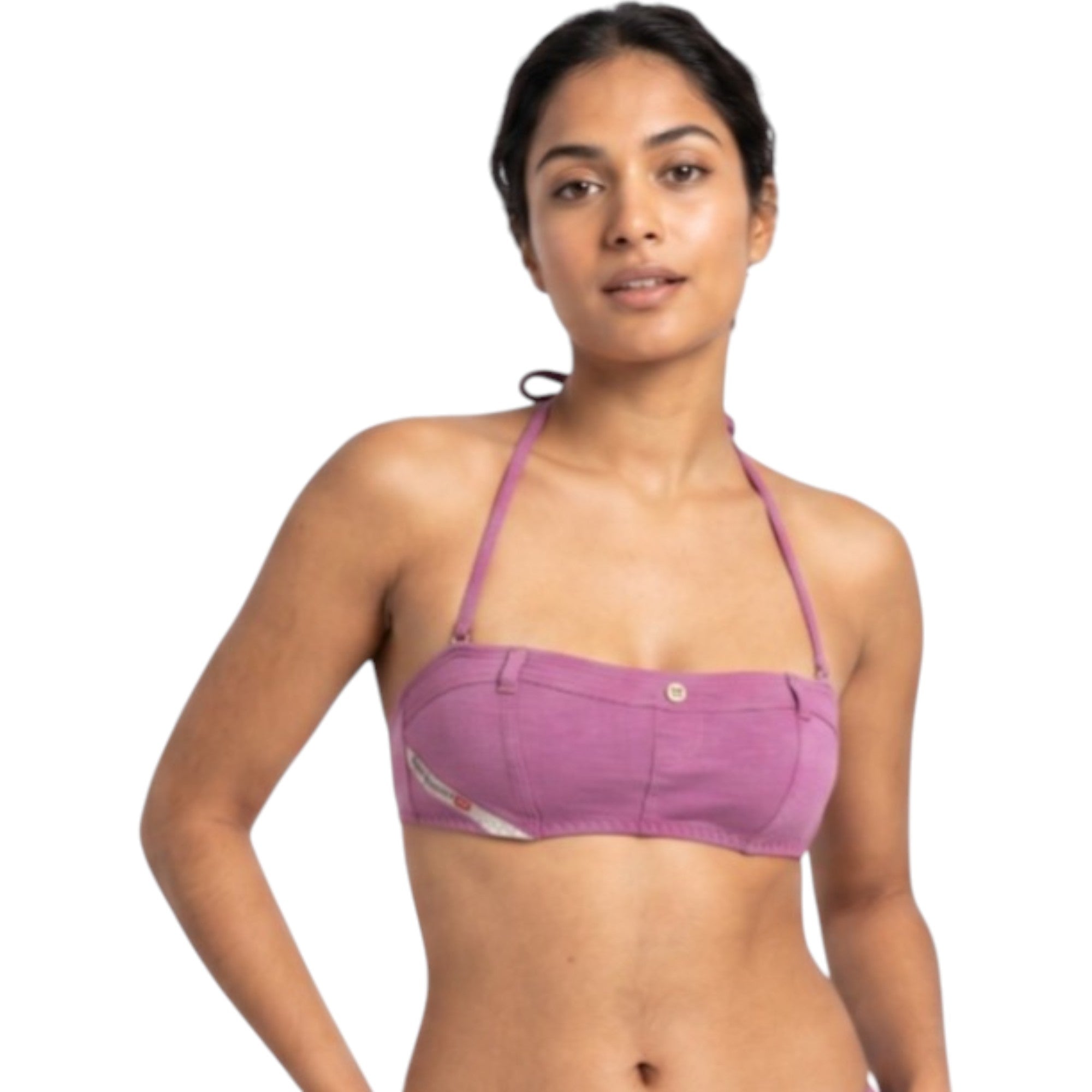 Diesel 00CTWA Womens Bikini Doly Reggisen Plain Casual Summer Pink Swimwear