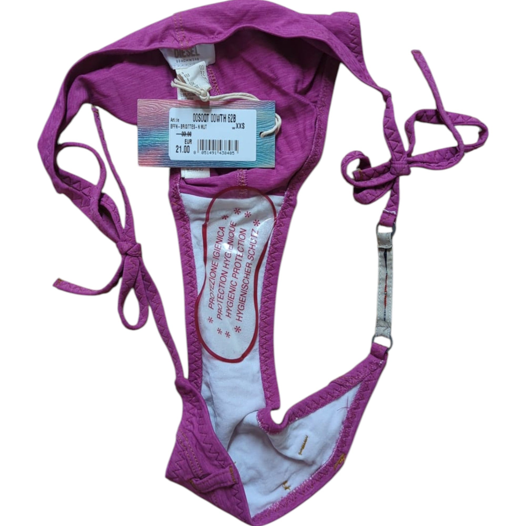 Diesel Womens Bikini 00S0QT Brigittes- N Mut Bottom Swimwear Summer Beachwear