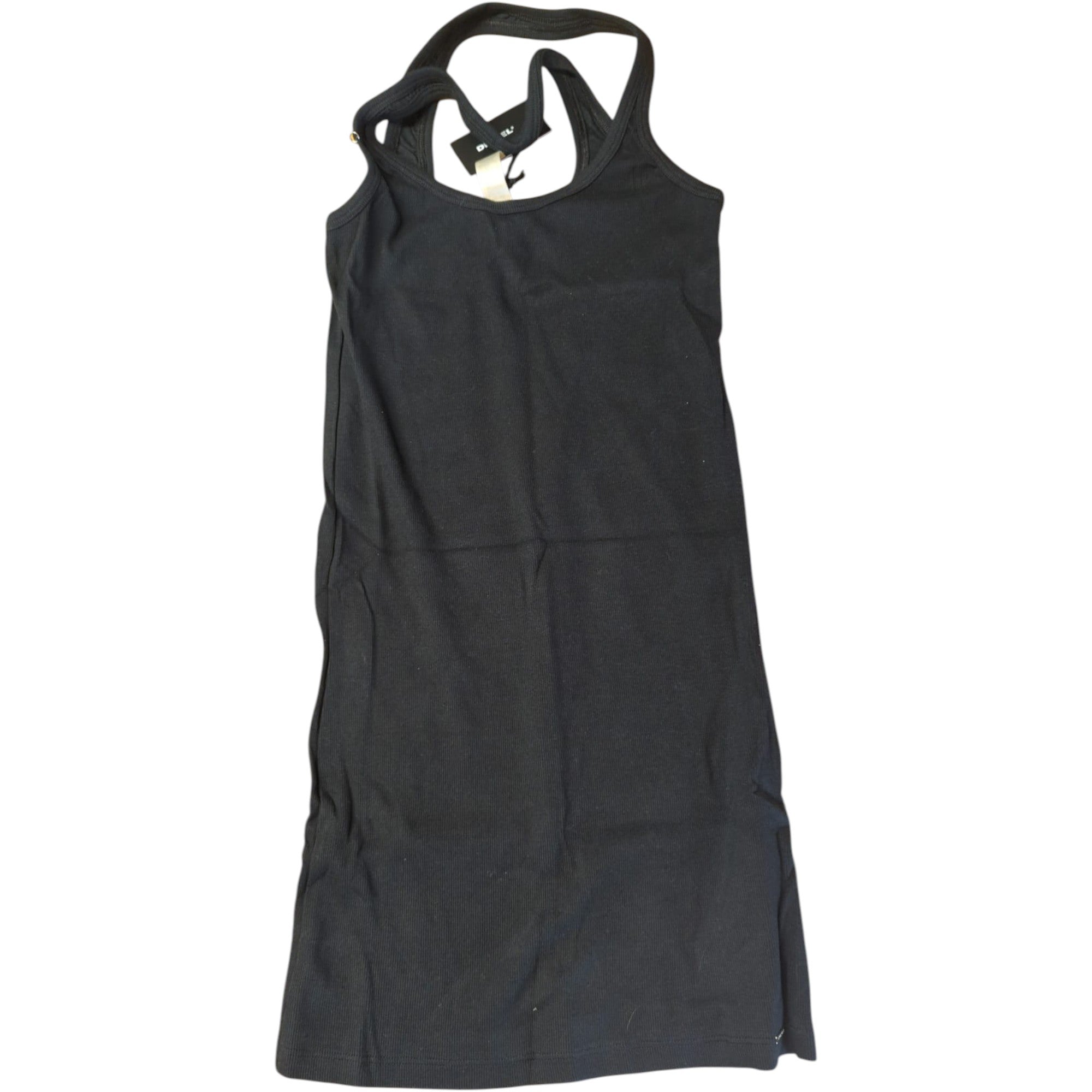 Diesel Womens Tops 00SP6 UFTK- DOLL AMANIKO Vest Tank Black Casual Cotton Top