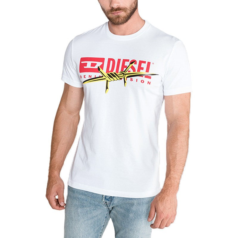 DIESEL T DIEGO BX2 Mens T-Shirt Crew Neck Short Sleeve Casual Top