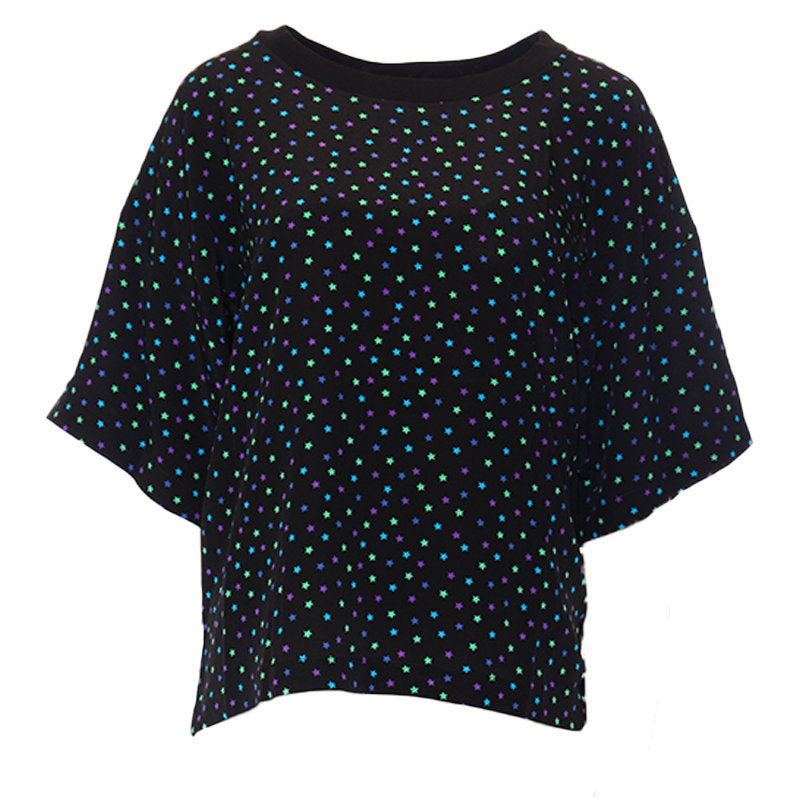 DIESEL T LINK TOP 0DARA Womens Dress Half Sleeve Summer Casual Black Party Wear