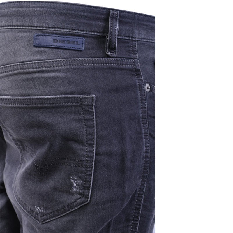 DIESEL RIZZO NE 0856S Womens Denim Jeans Distressed Regular Fit Jogg Sweat Pants