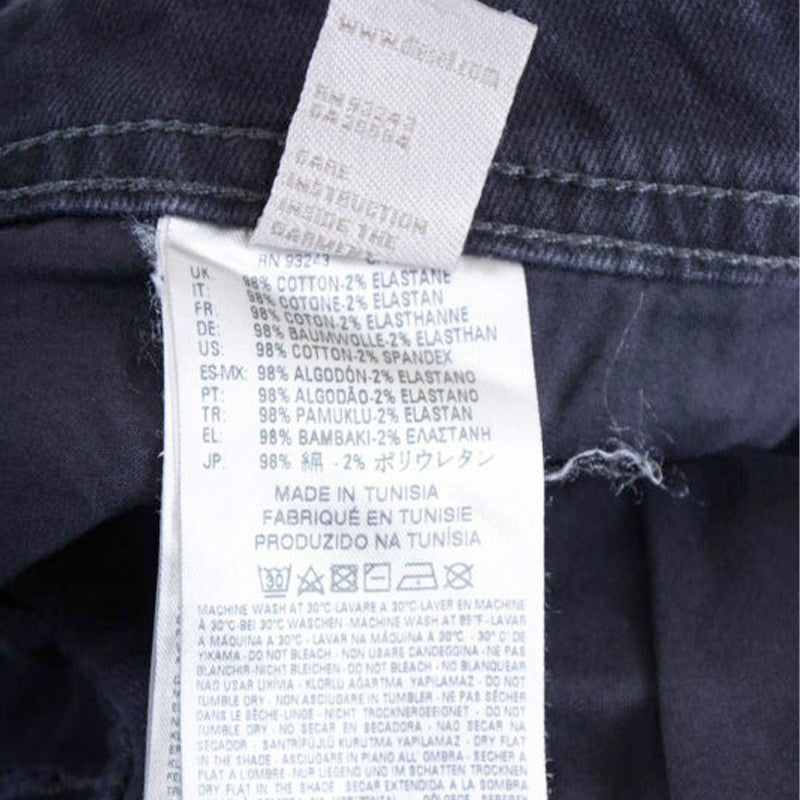 DIESEL BUSTER R06C7 Mens Denim Jeans Stretch Regular Slim Tapered Black Pant