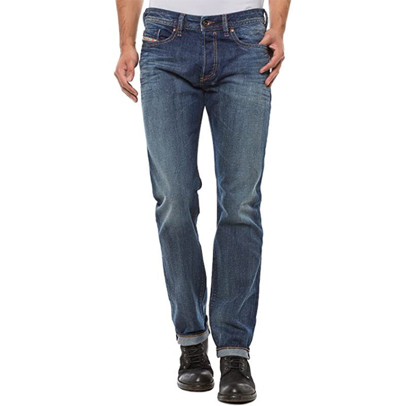 DIESEL BUSTER 0806U Mens Denim Jeans Regular Slim Fit Tapered Casual Jeans Pants