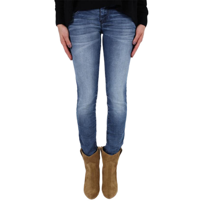 DIESEL GRUPEE S NE 084CZ Womens Sweat Jogg Jeans Regular Slim Denim Blue